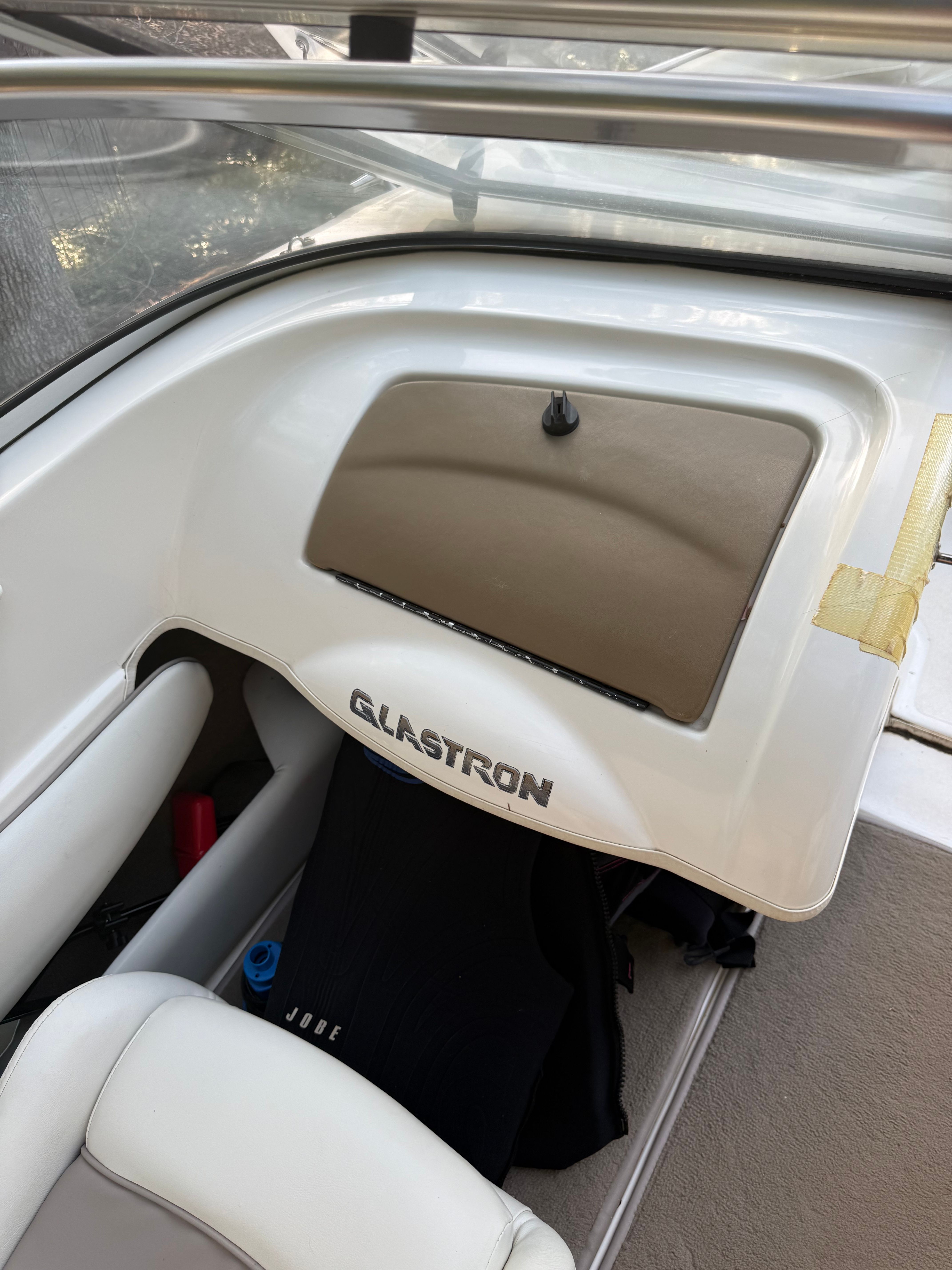 Interior of a 2003 Glastron SX 195 boat.