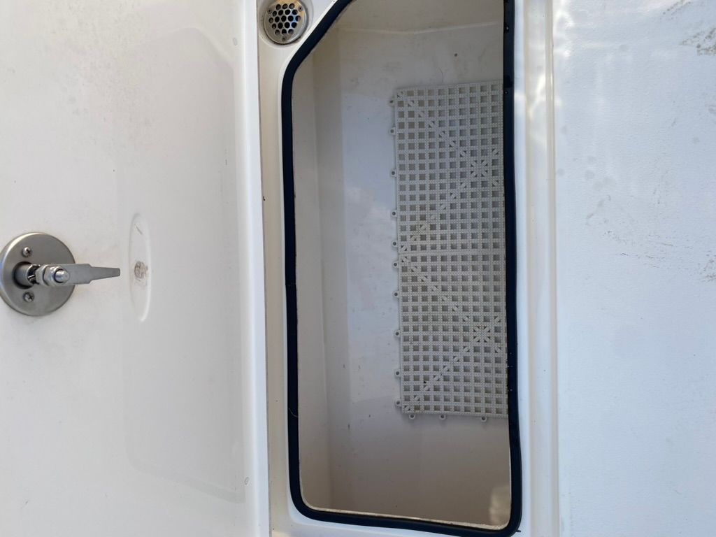 Interior view of 2023 Cobia 330 boat compartment.
