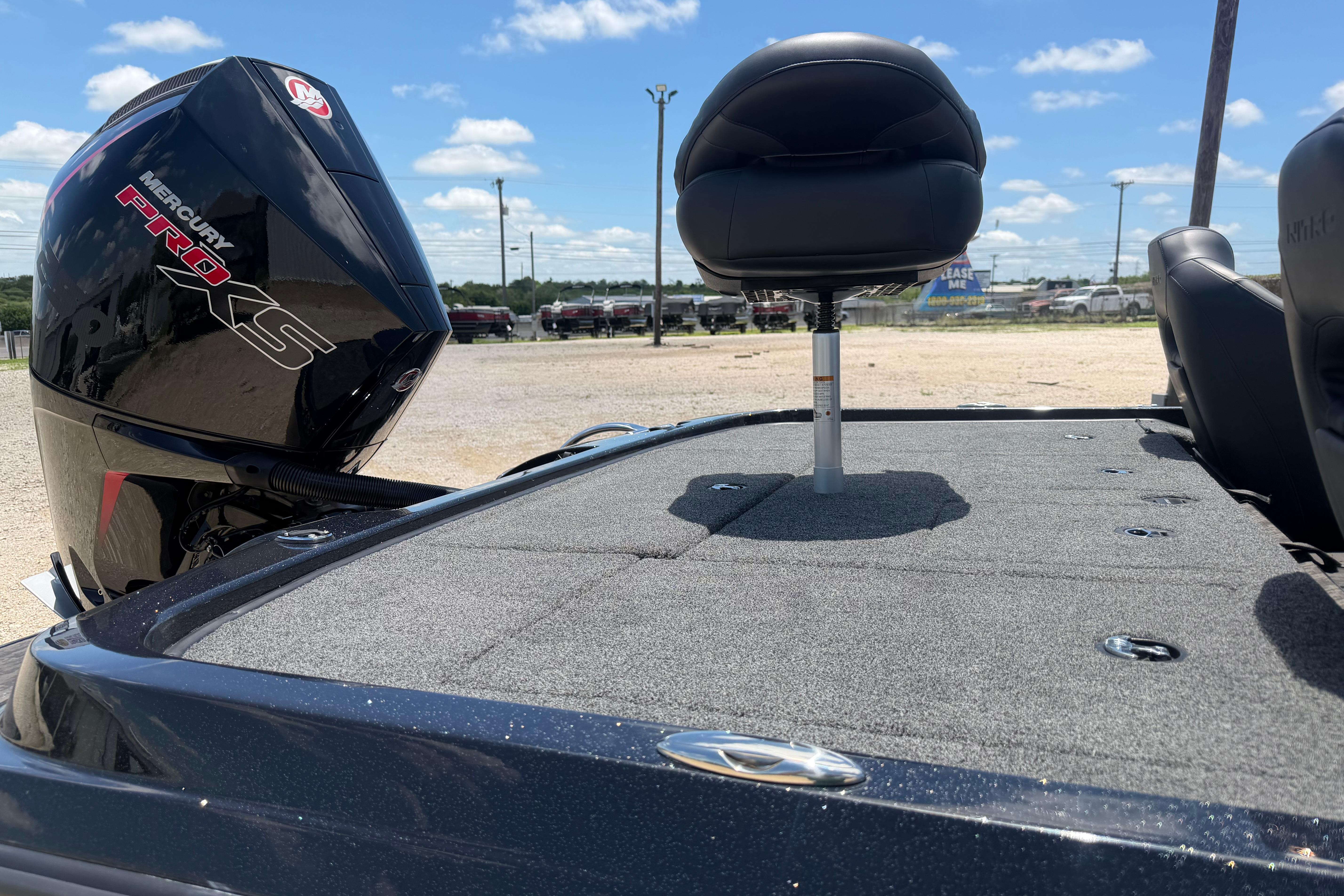 2026 Nitro Z20 XL Pro boat with Mercury Pro XS engine, featuring a spacious deck.