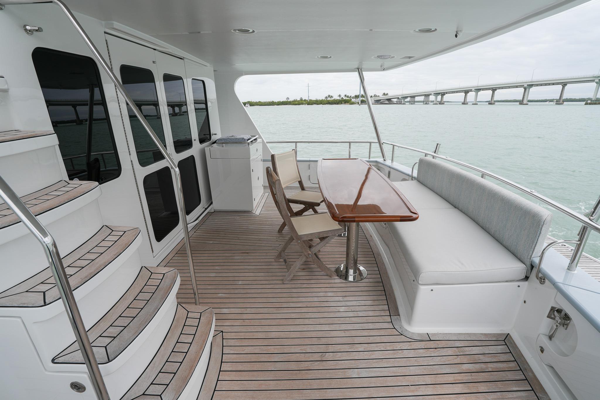 Cockpit facing starboard