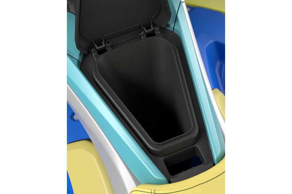 Manufacturer Provided Image: Open storage compartment of 2026 Yamaha WaveRunner JetBlaster PRO 2-Up.