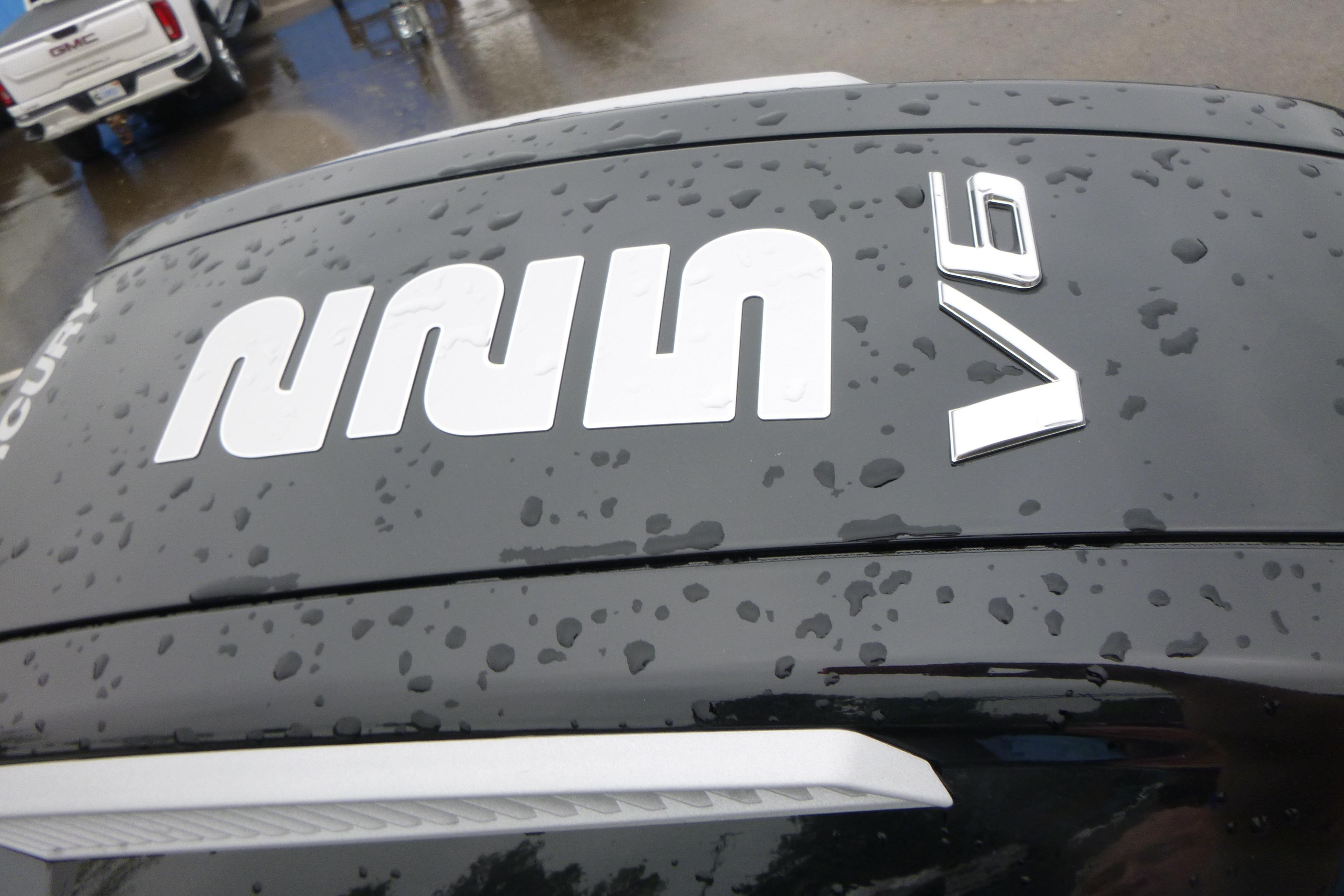 Raindrops on KingFisher 2025 Escape V6 engine cover, 2026 model.