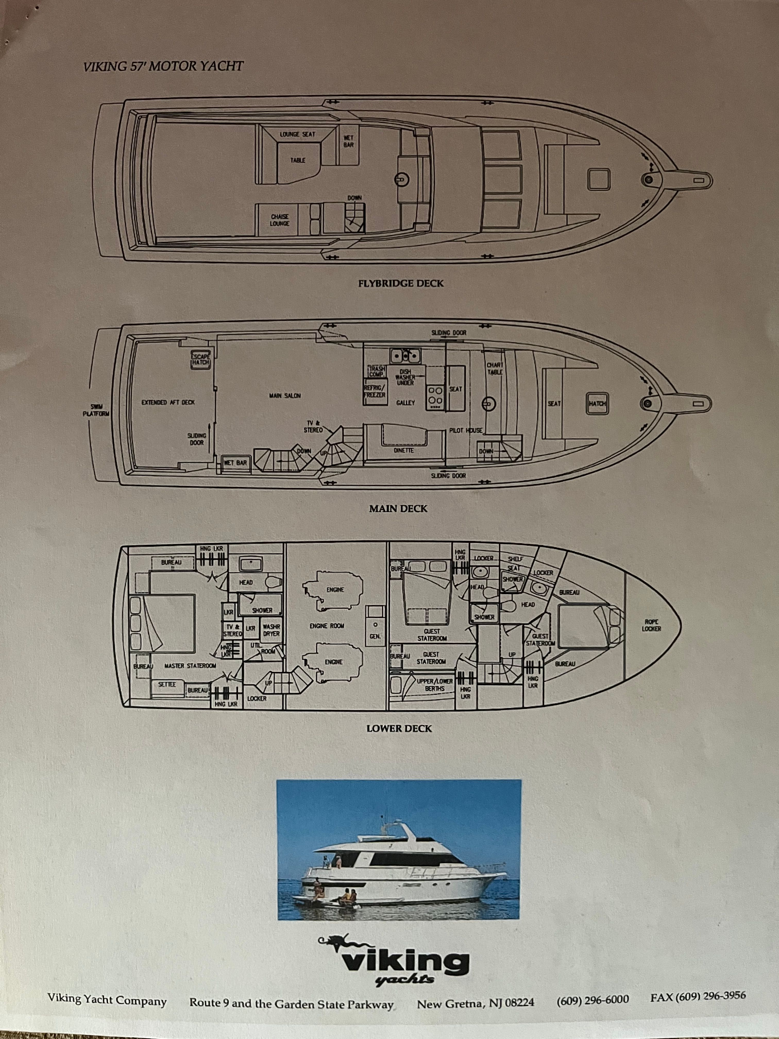 1994 Viking Motor Yacht - 79