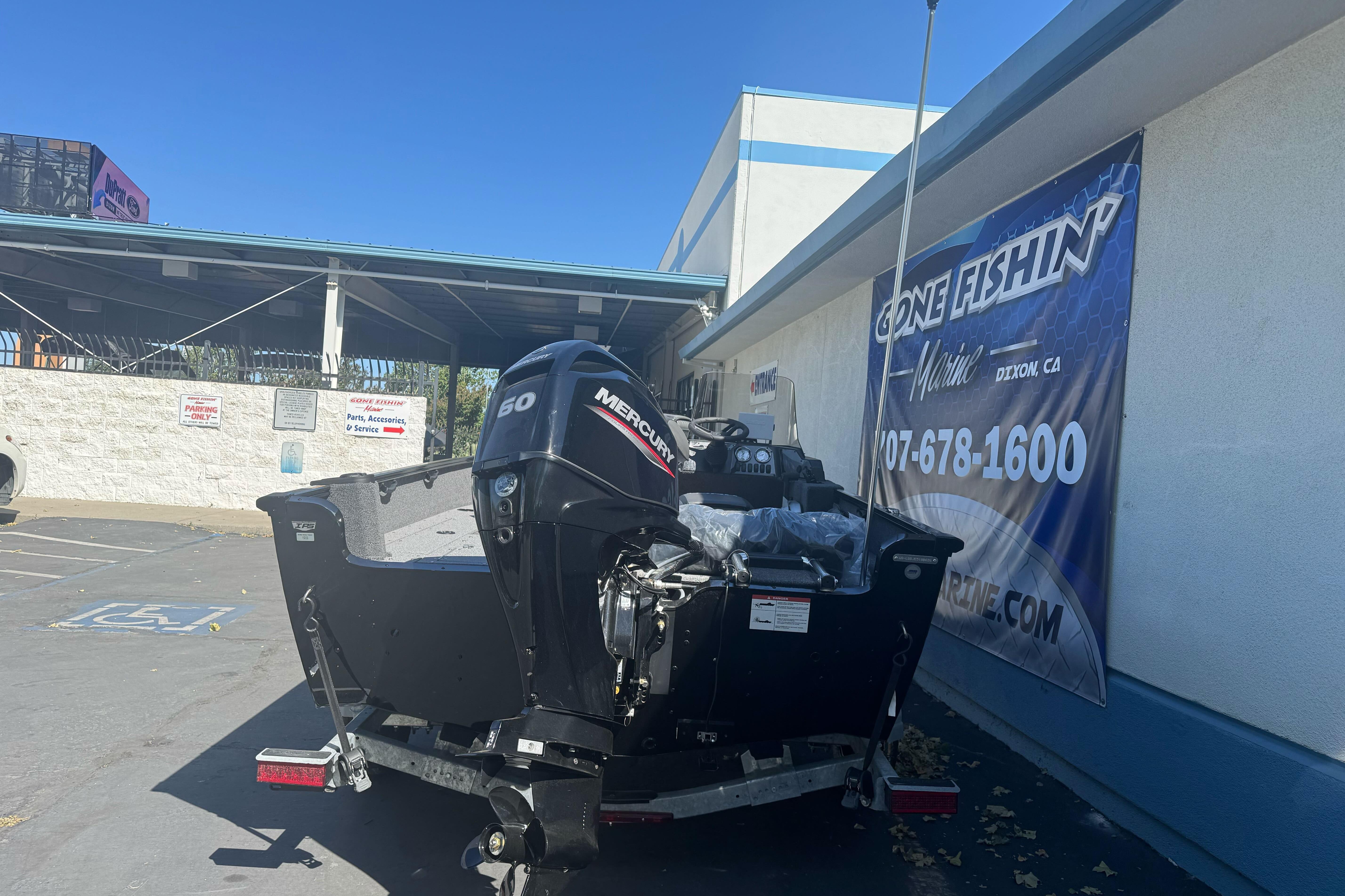 2026 Lund 1650 Rebel XL SS boat with Mercury engine at Gone Fishin' Marine.
