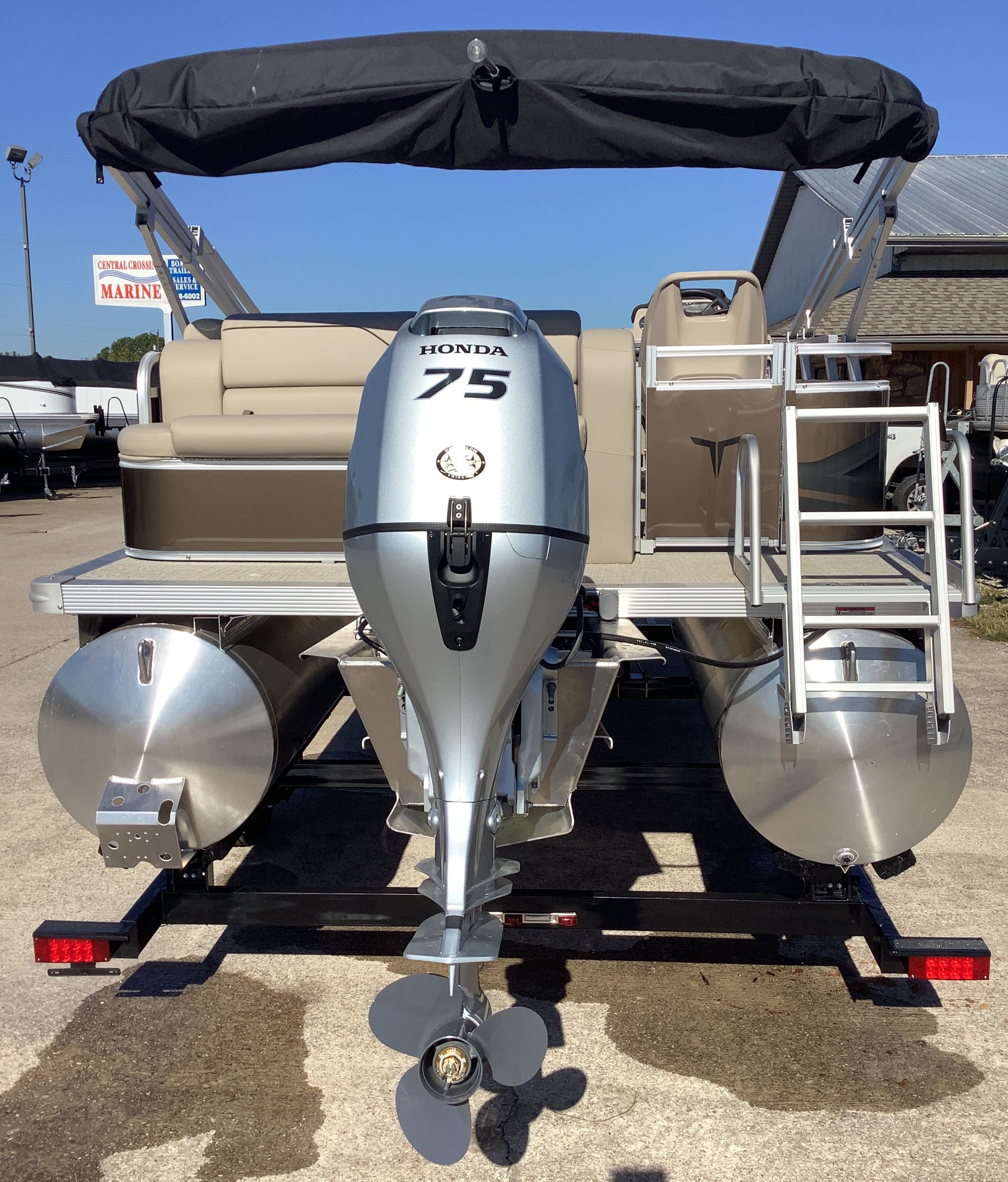 2026 Tahoe 1980 Sport Cruise with Honda 75 outboard motor.