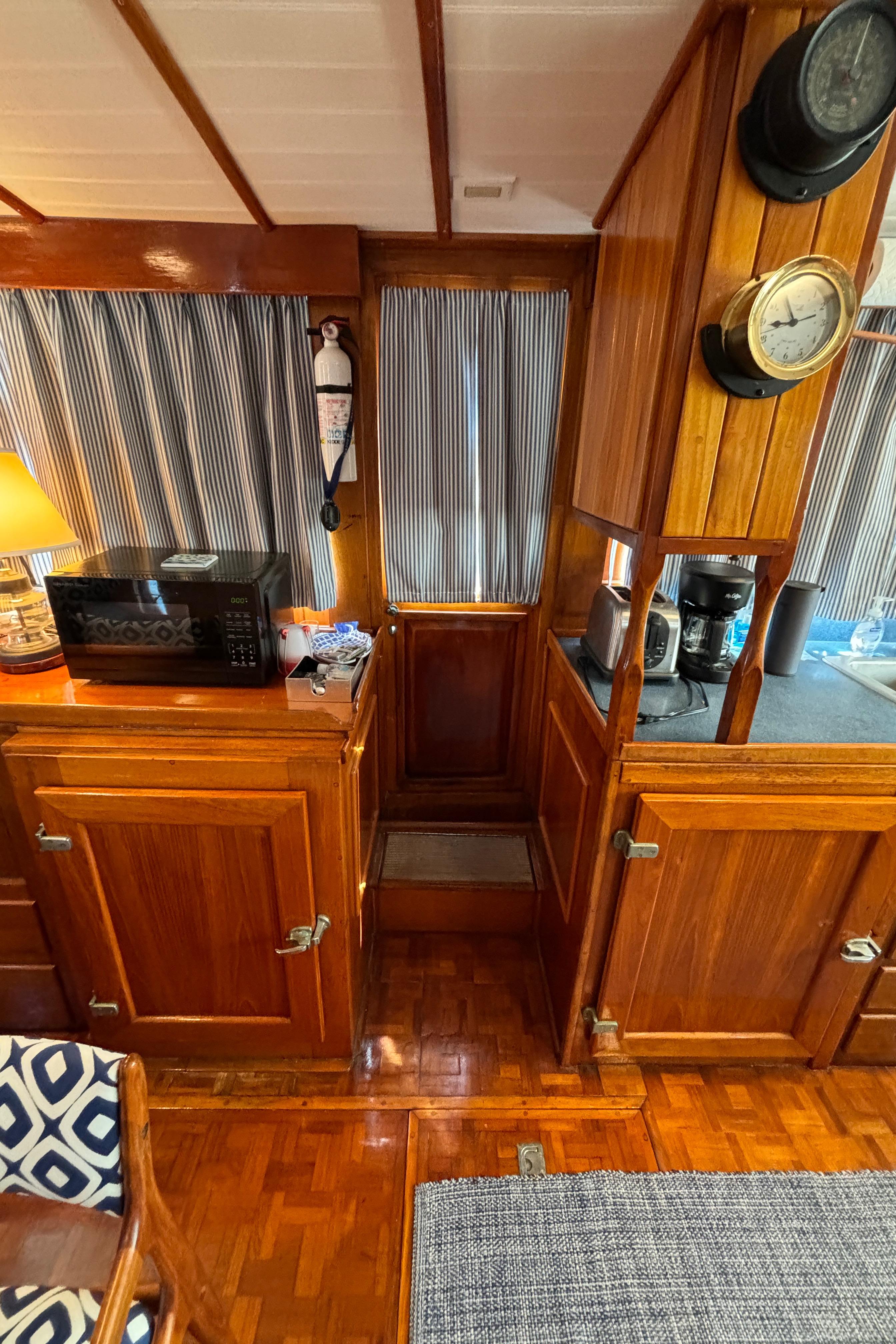 Side Door on port side midships