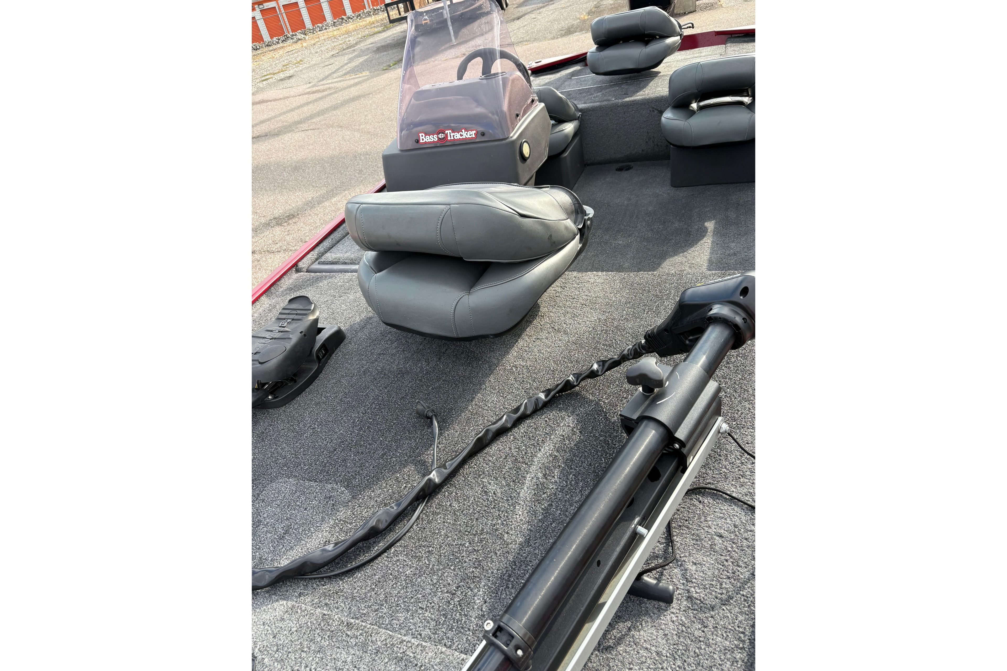 2026 Sun Tracker Bass Buggy 16 XL Select interior with seating and equipment.