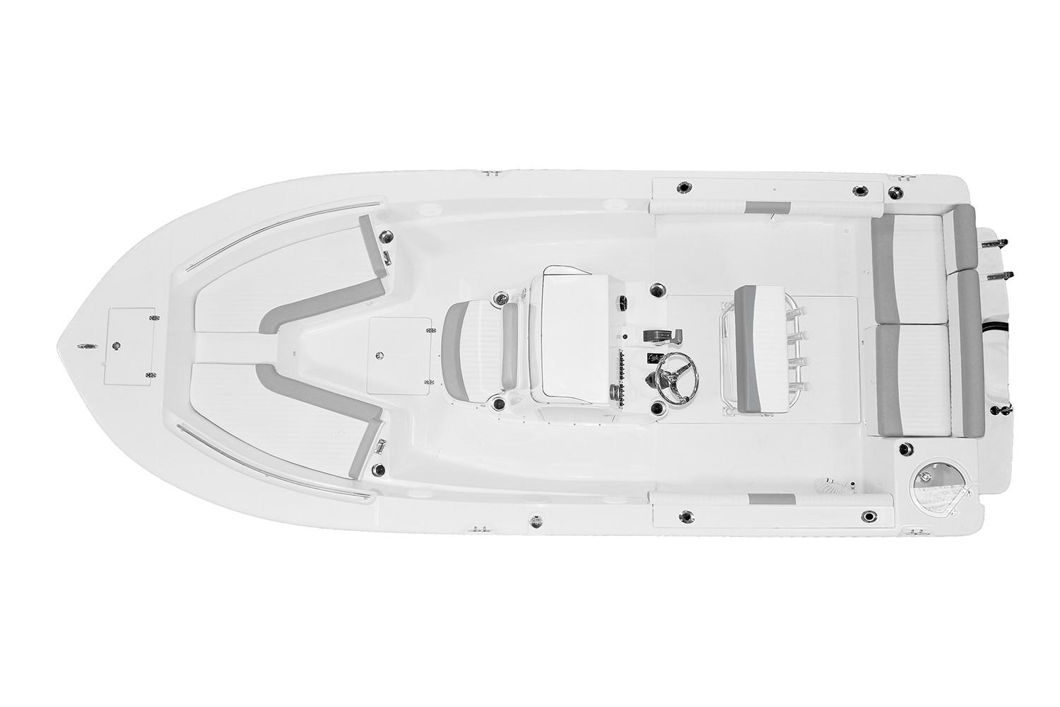 Manufacturer Provided Image: Aerial view of Sea Born LX22 Center Console boat, 2026 model.