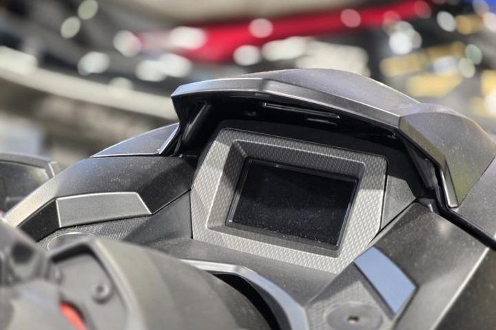 2026 Yamaha WaveRunner GP HO dashboard close-up, featuring sleek design and modern display.