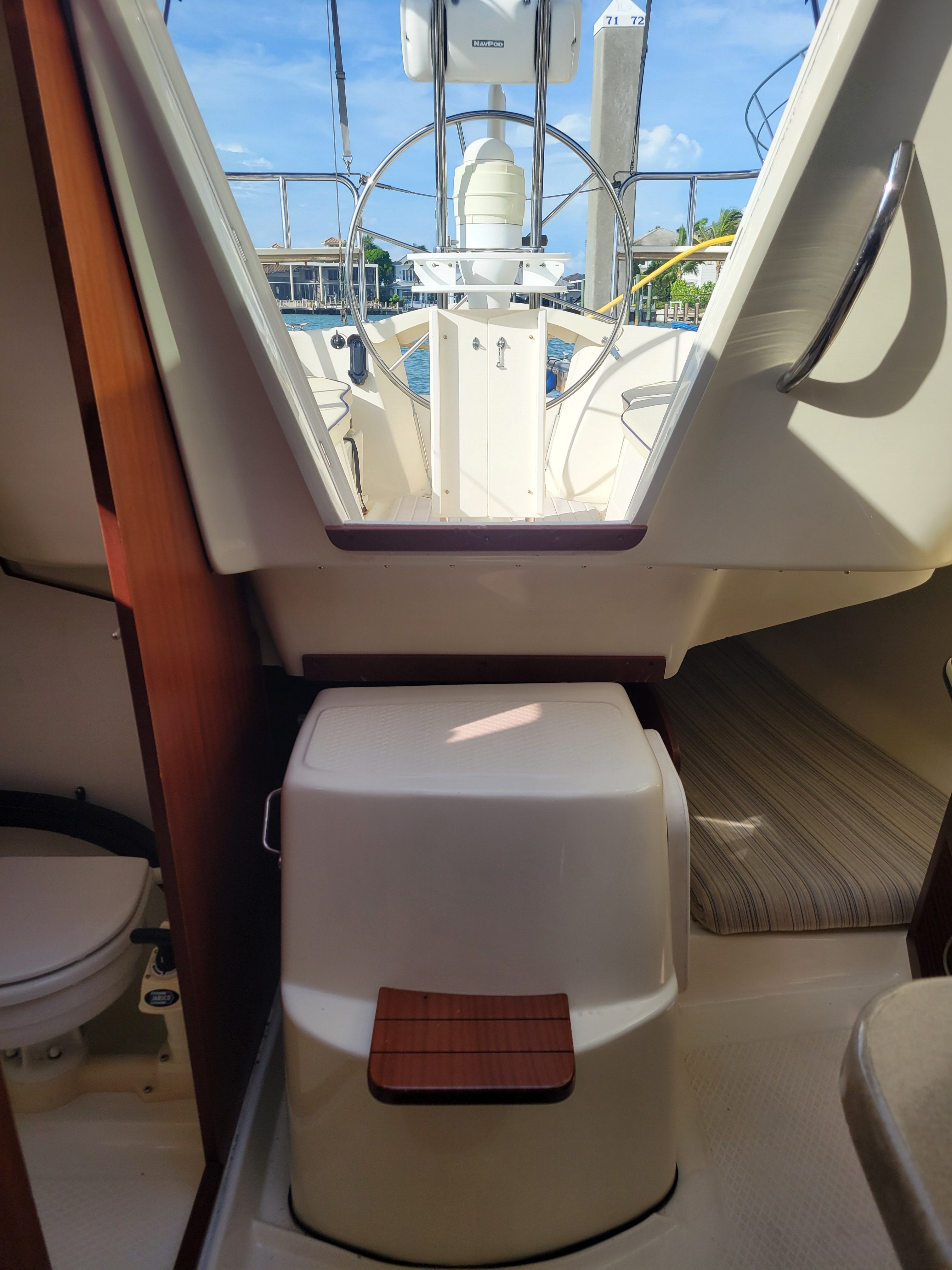 Interior of a 2018 Hake Seaward 26 RK yacht.