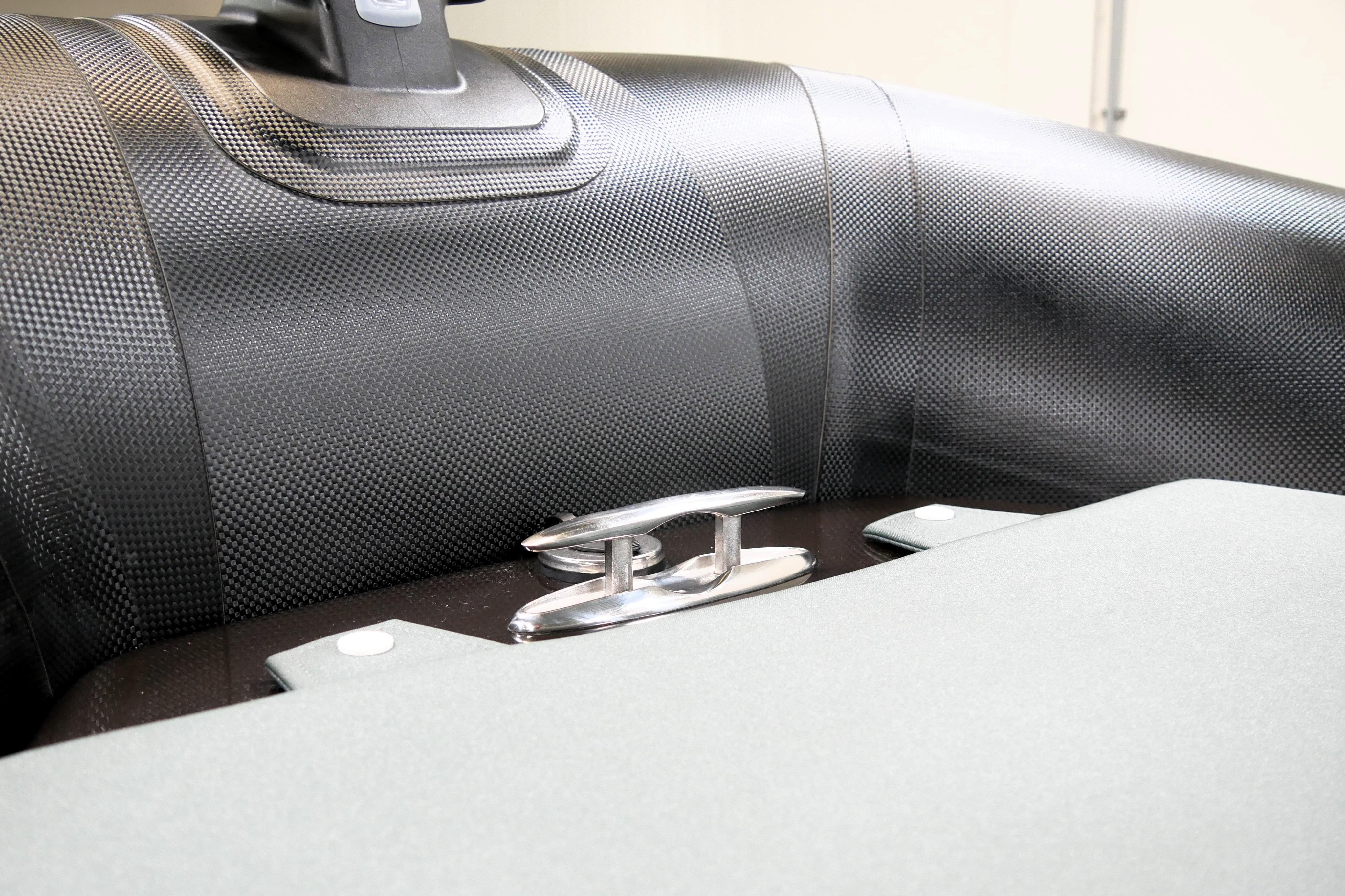2021 Williams Jet Tenders Sportjet 520 interior detail with sleek, modern design elements.