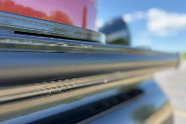 Close-up of 2025 Regency 250 DL3 exterior detail with blurred background.