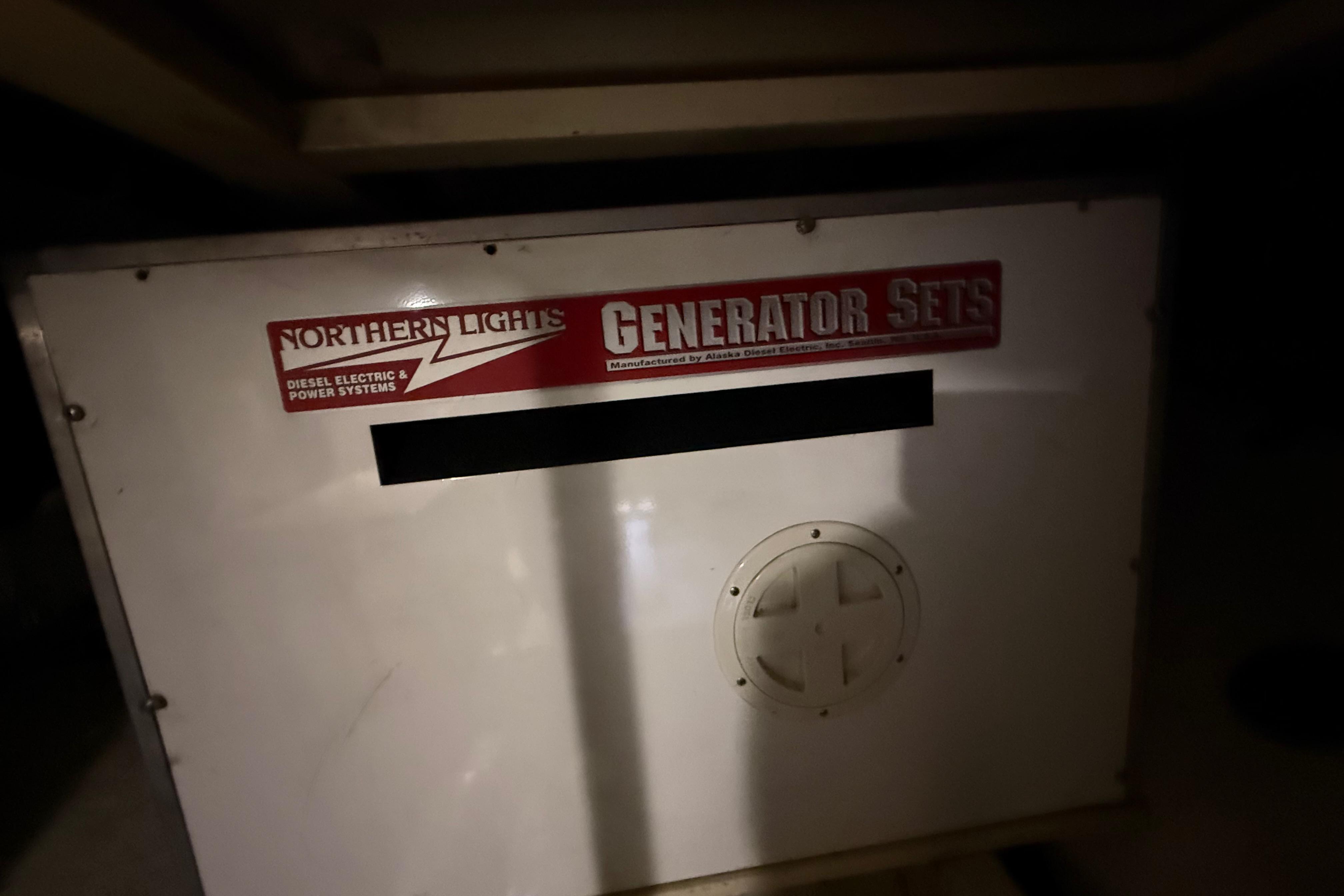 Northern Lights generator set on a 2001 Kadey-Krogen 39 boat.