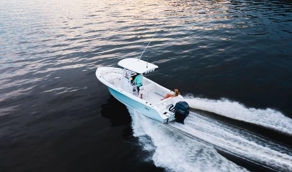 2024 Sea Hunt Ultra 234 boat cruising on open water.