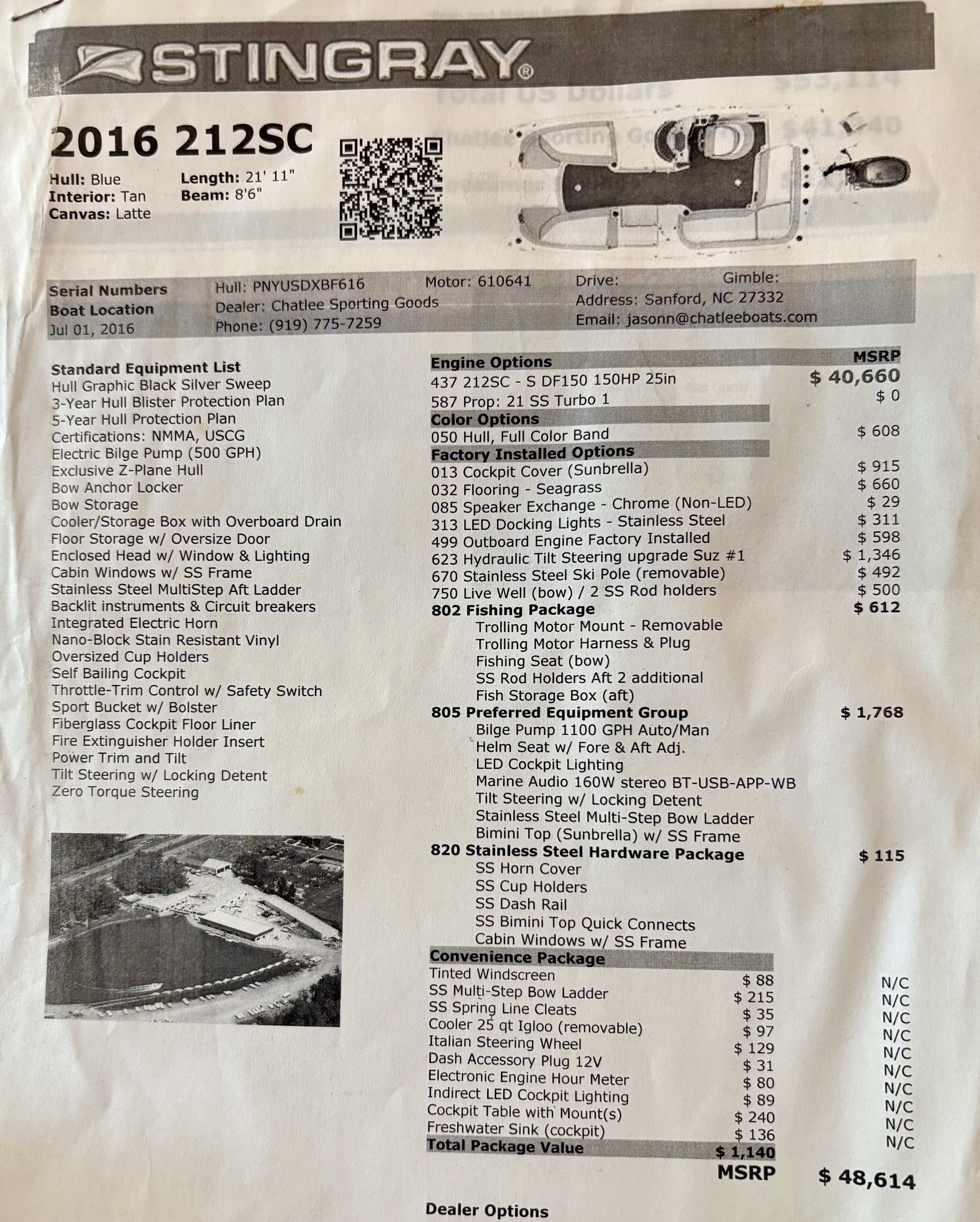 2016 Stingray 212 SC - 12