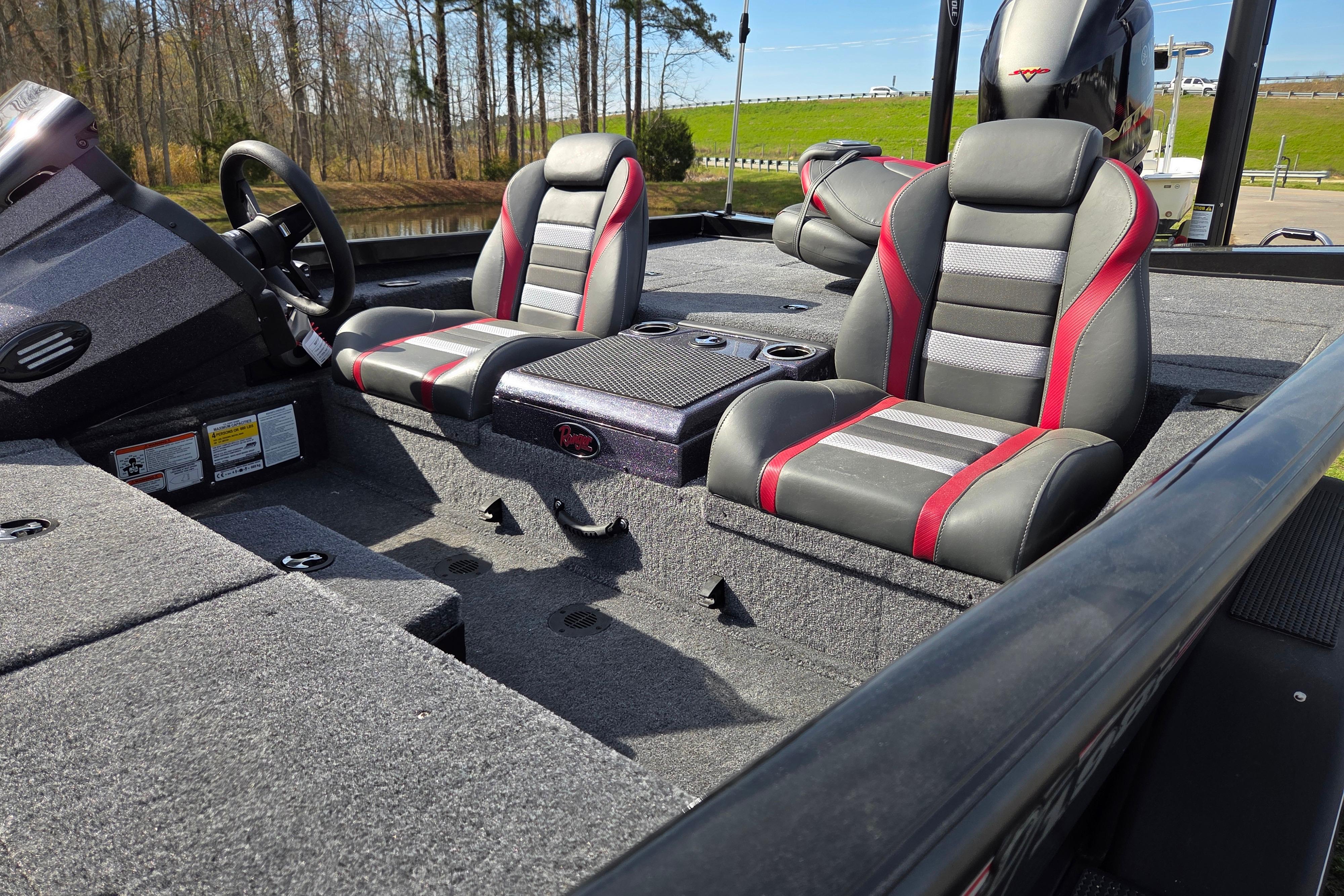 Interior of 2026 Ranger RT198P with modern seating.