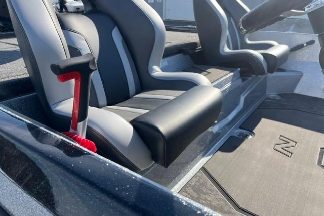 2026 Nitro Z19 XL Pro boat interior with sleek seating and modern design.