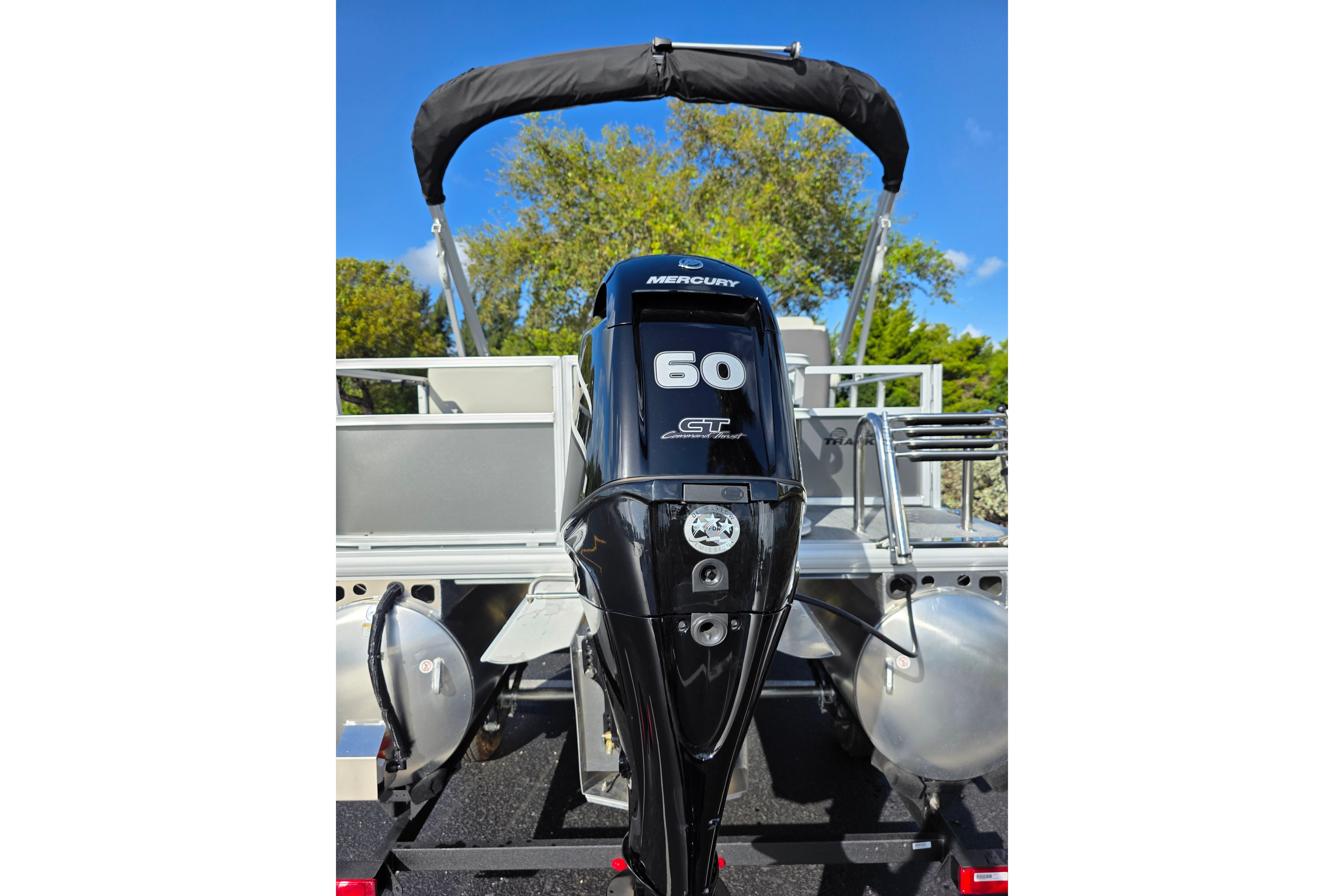 2026 Sun Tracker Bass Buggy 16 XL Select with Mercury 60 outboard motor.