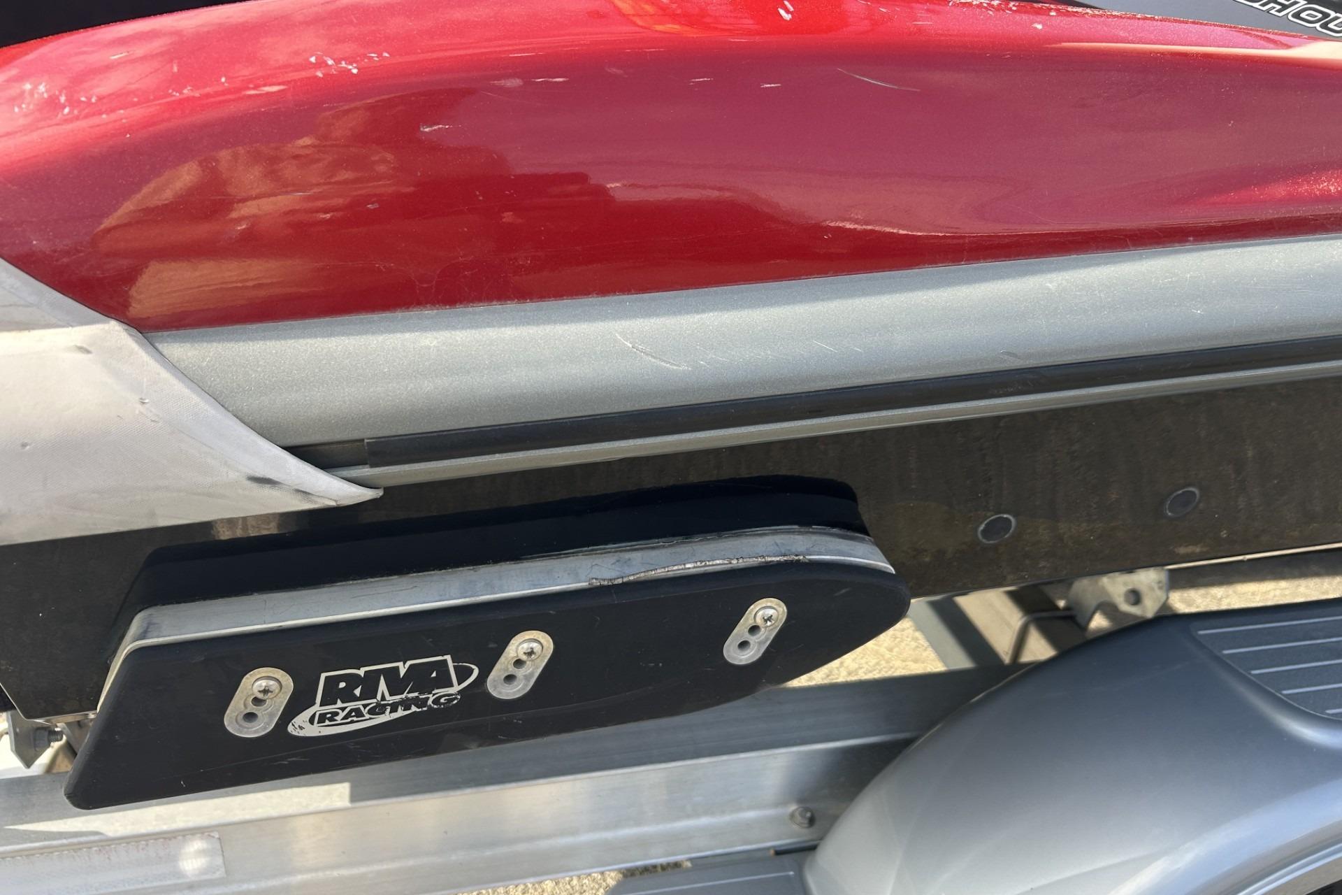 2011 Yamaha WaveRunner FZS with RIVA Racing component, close-up view.