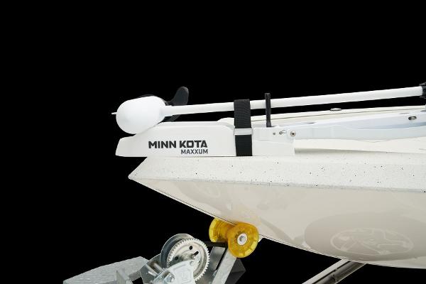 Manufacturer Provided Image: Manufacturer Provided Image: Ranger RB210 2025 boat with Minn Kota Maxxum trolling motor on trailer.