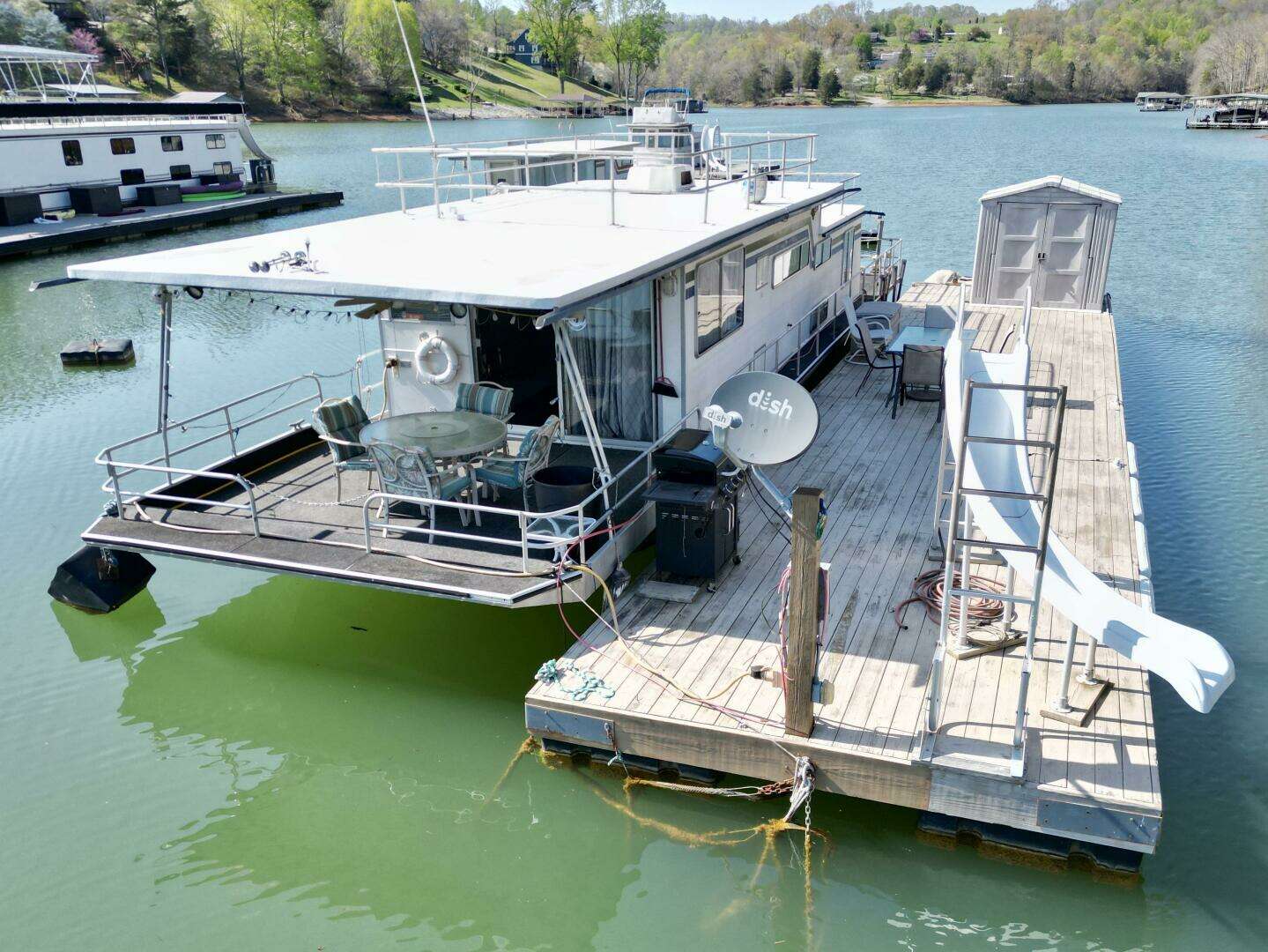 1977 Sumerset 14 x 58 Aluminum Hull Houseboat with Catwalks - Image 3