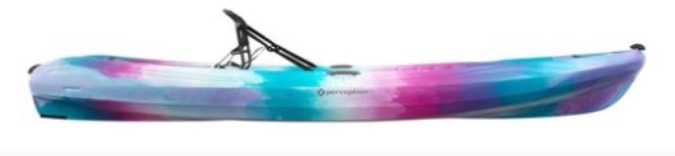 2023 Perception Kayaks Tribe 11.5 in vibrant multicolor design.