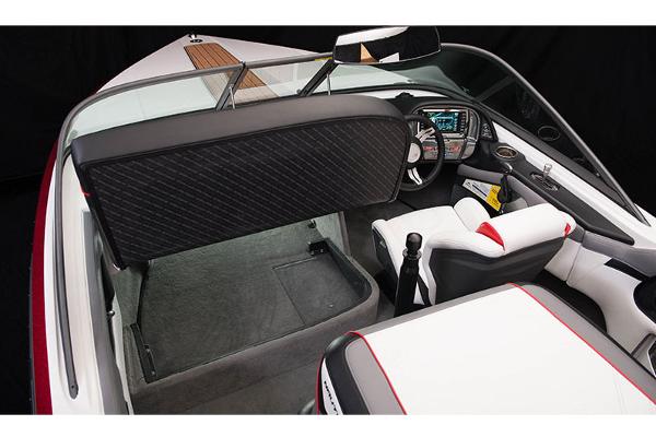 Manufacturer Provided Image: 2016 Nautique Ski Nautique 200 Closed Bow interior, featuring steering wheel and seating.