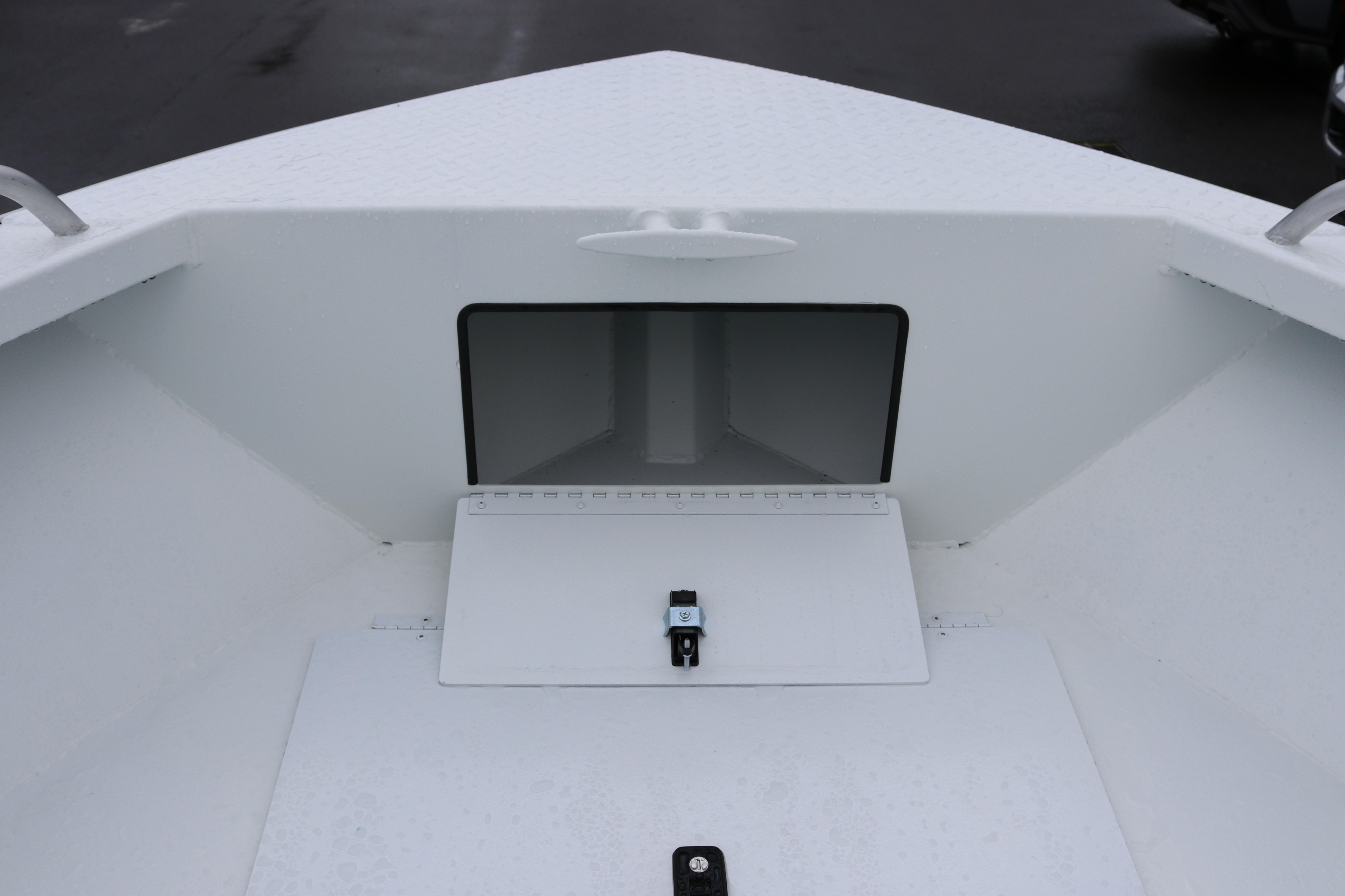 2026 Alumaweld Stryker 202 boat interior, featuring a sleek, modern design.