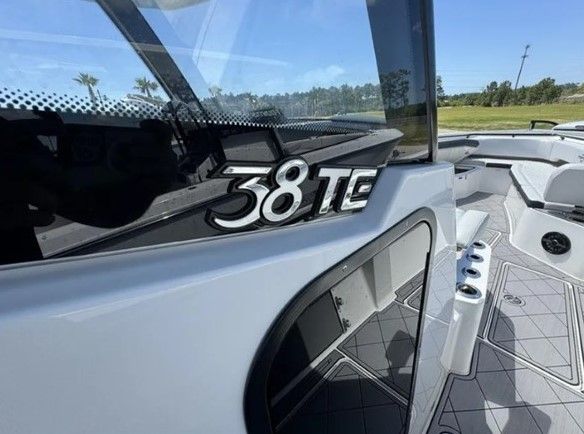 Fountain 38 Tournament Edition 2023 boat, interior view with modern design.
