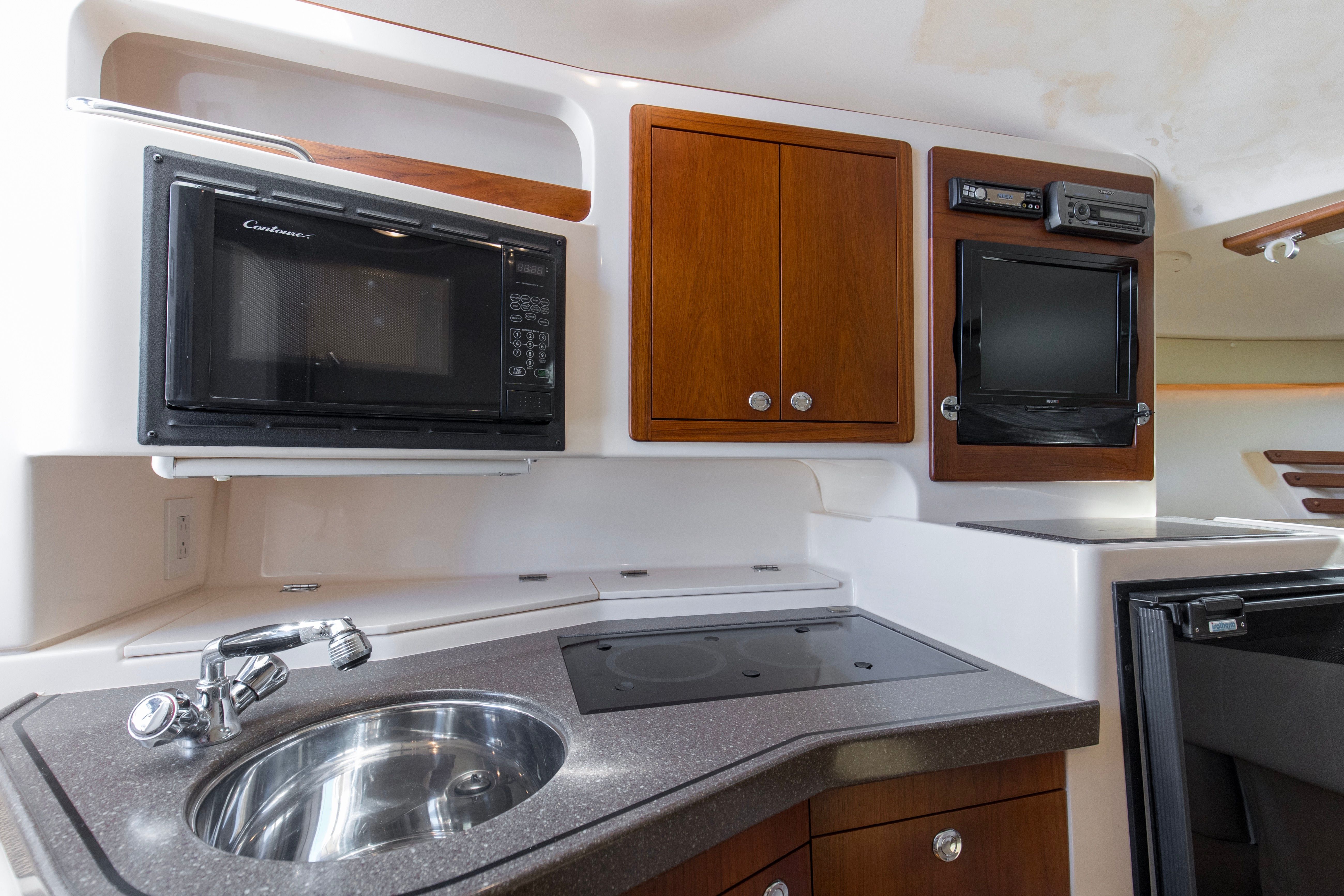 Galley area of 2009 Grady-White Express 330 yacht.