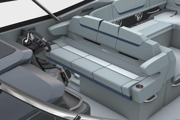 Manufacturer Provided Image: 2026 Formula 360 Crossover Bowrider I/O interior with sleek seating and modern design.