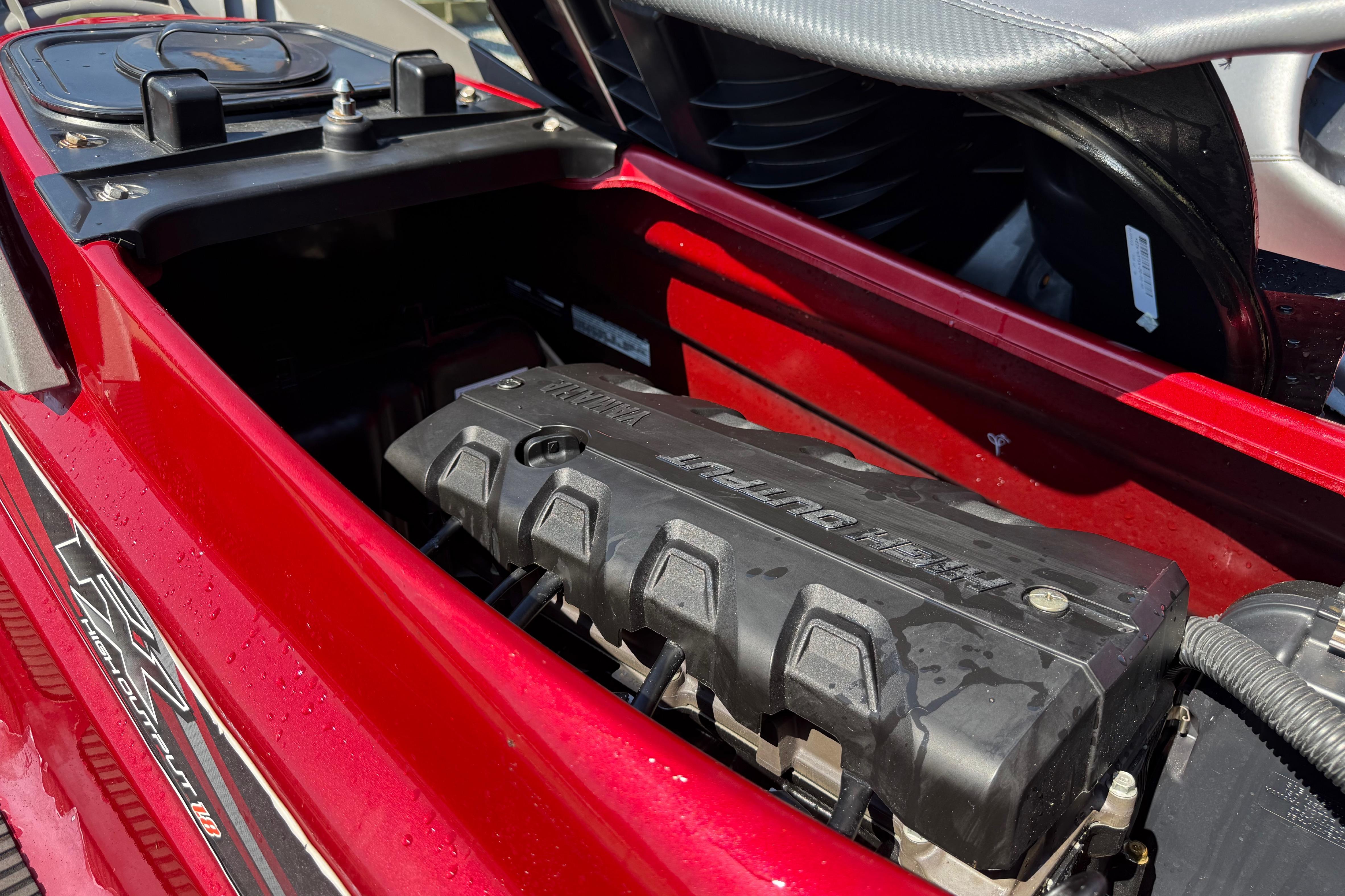 2013 Yamaha WaveRunner FX HO engine compartment, showcasing high-performance components.