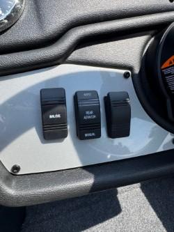 Switches on Ranger RT198P 2025 boat panel.