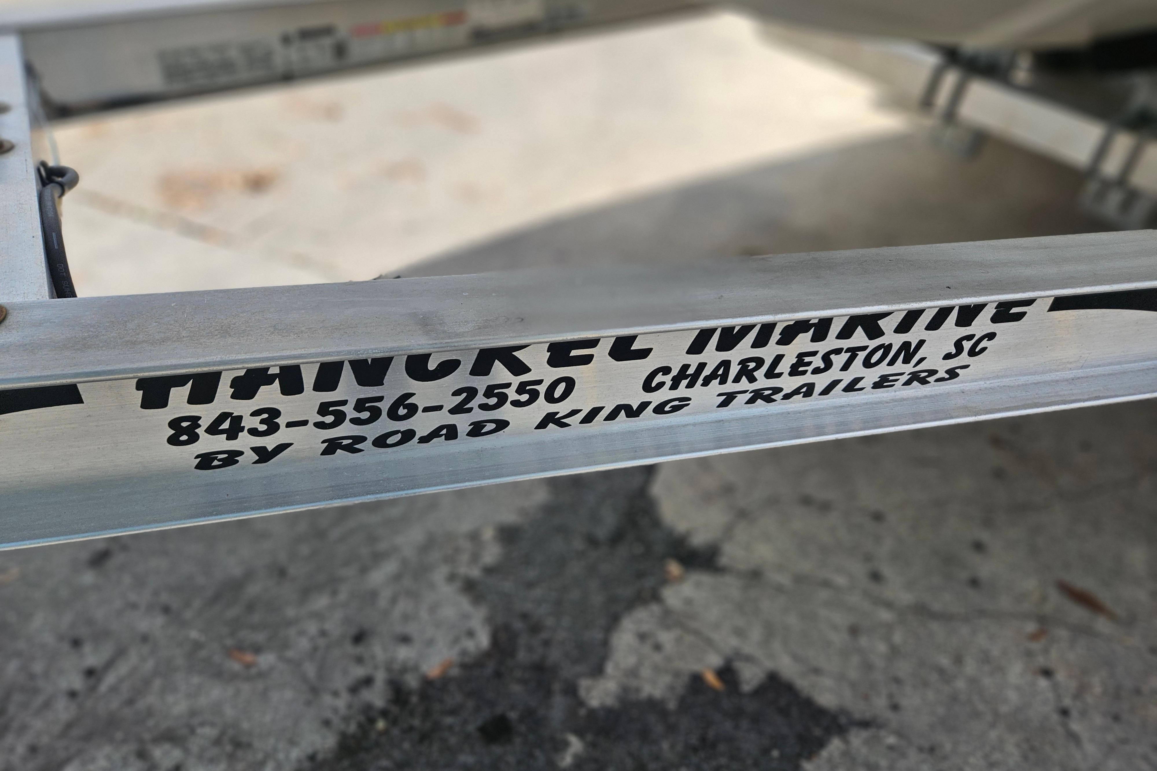 Trailer detail for Monterey 215SS Super Sport 2024, featuring Hanckel Marine, Charleston, SC.