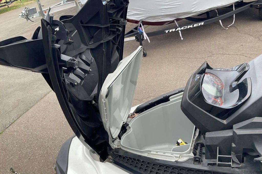 2014 Sea-Doo Wake Pro 215 with open front storage compartment.