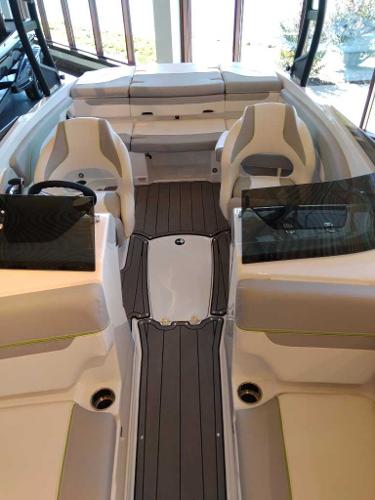 2023 Tahoe 210 Si Limited boat interior with seating and modern design.