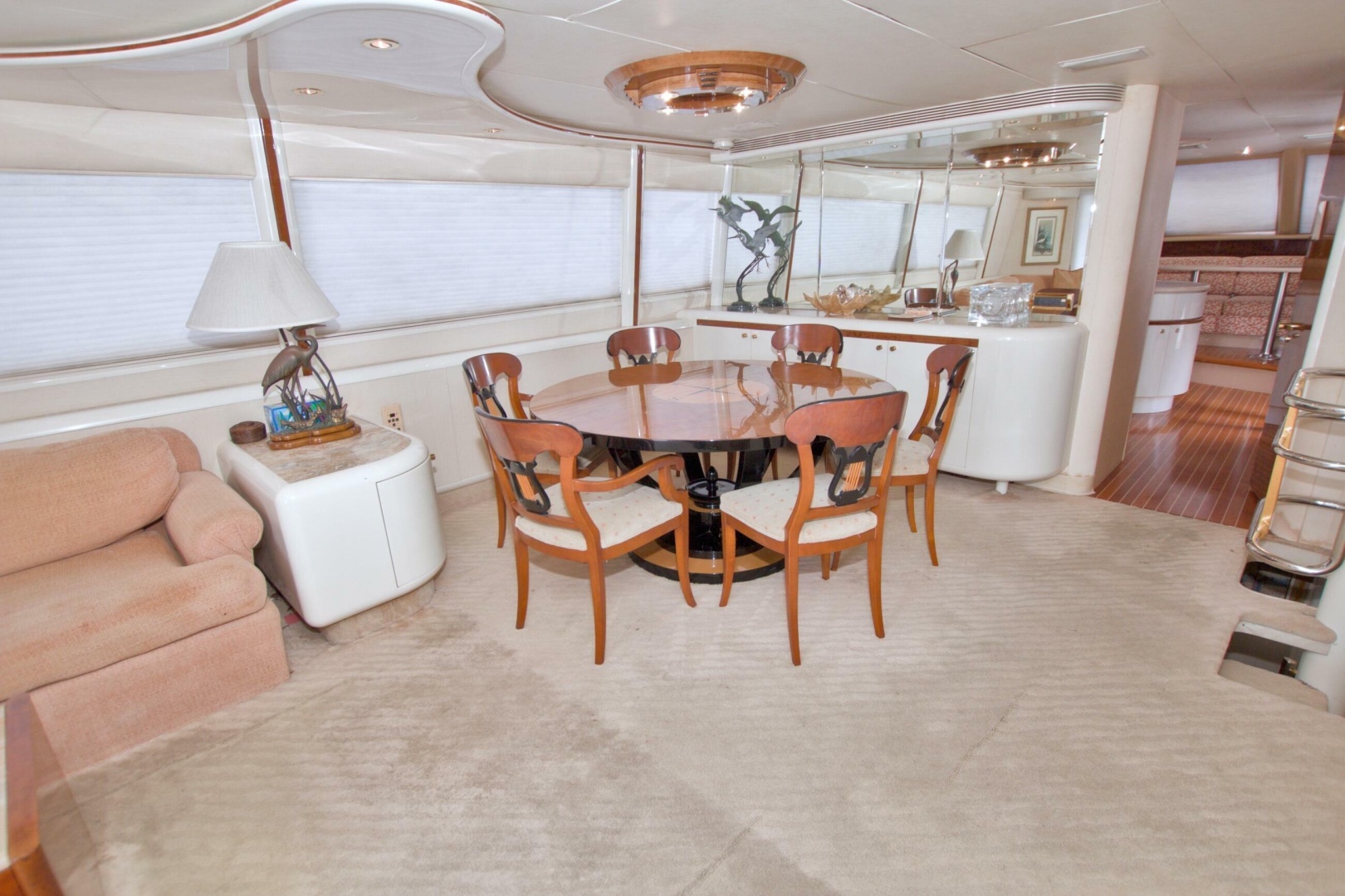 1998 Lazzara Yachts 76 Skylounge Grand Salon - Image 13