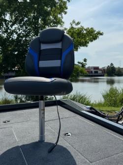 2025 Ranger RT198P boat seat by the lakeside.