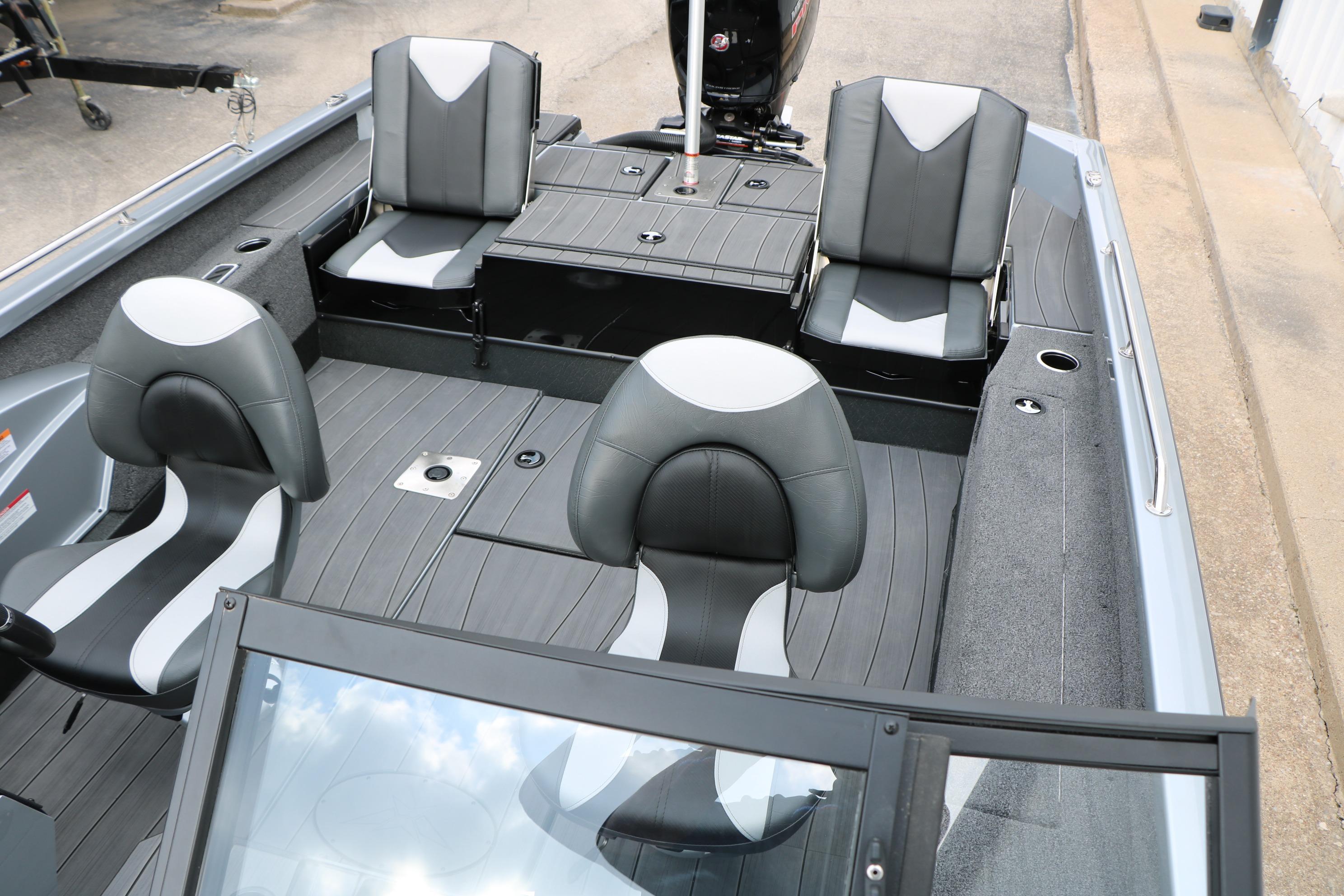 2026 Vexus ADX 190 boat interior with sleek seating and modern design.
