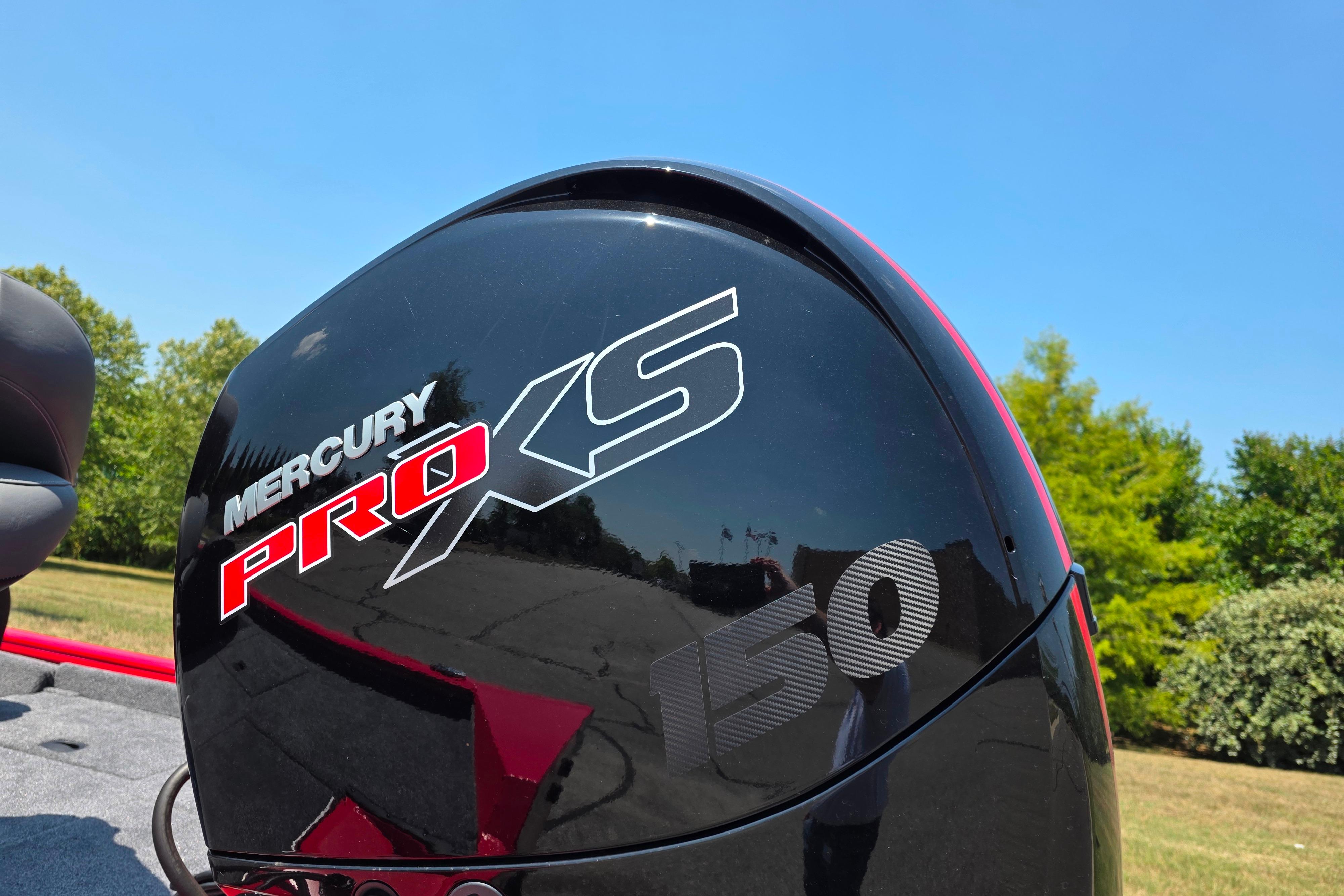 Mercury Pro XS 150 engine on 2026 Tracker Pro Team 195 boat.