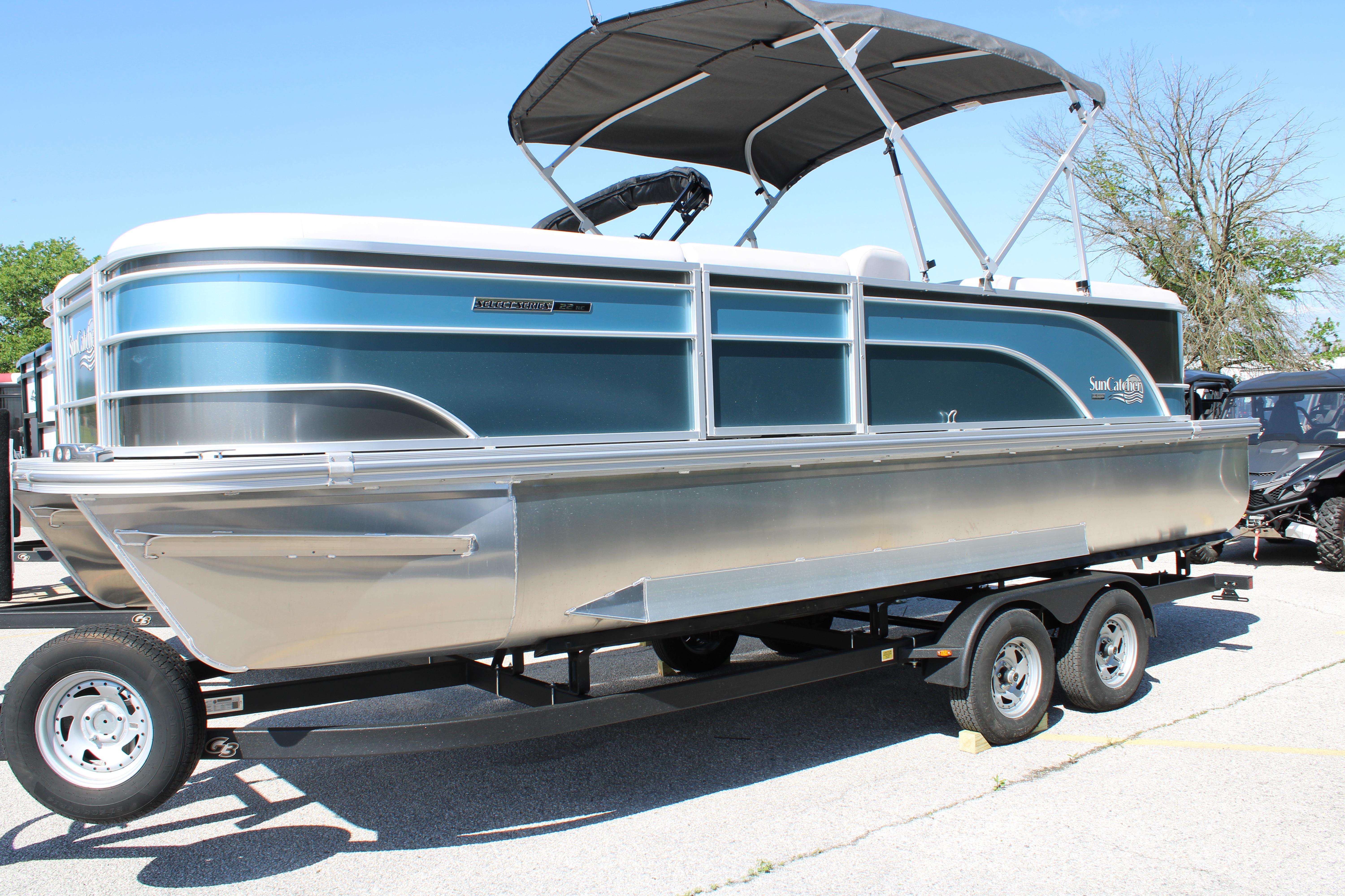 2024 SunCatcher Select 22RC, 115hp Yamaha, Trailer