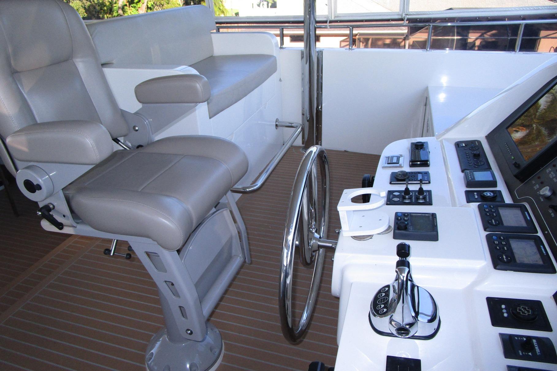Flybridge helm