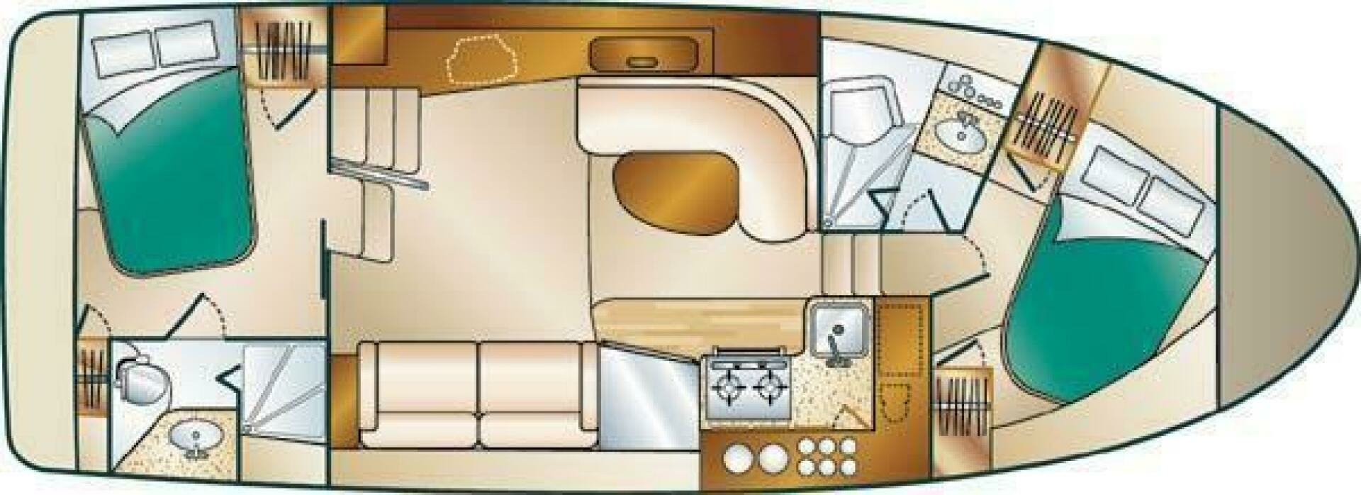 2001 Silverton 352 Motor Yacht - Image 11