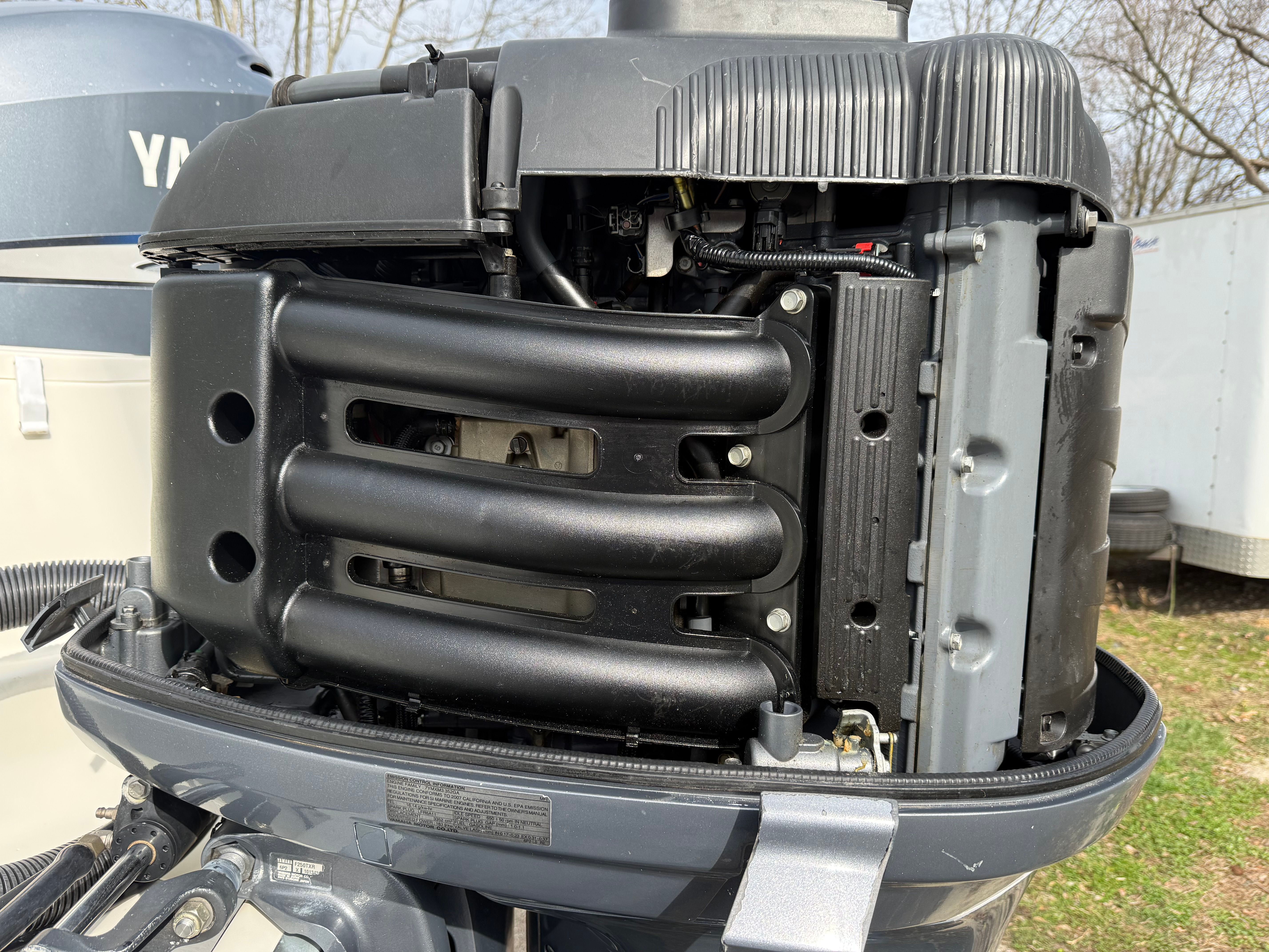 Yamaha outboard motor on 2008 Hydra-Sports Vector 2200 VX.