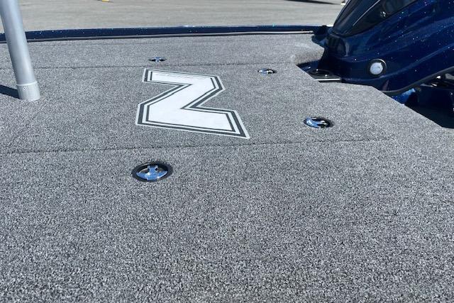 2026 Nitro Z18 Pro boat deck with textured surface and logo.