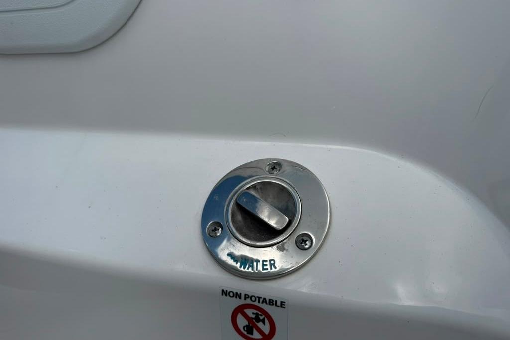 Non-potable water cap on 2026 Sea Fox 288 Traveler boat.