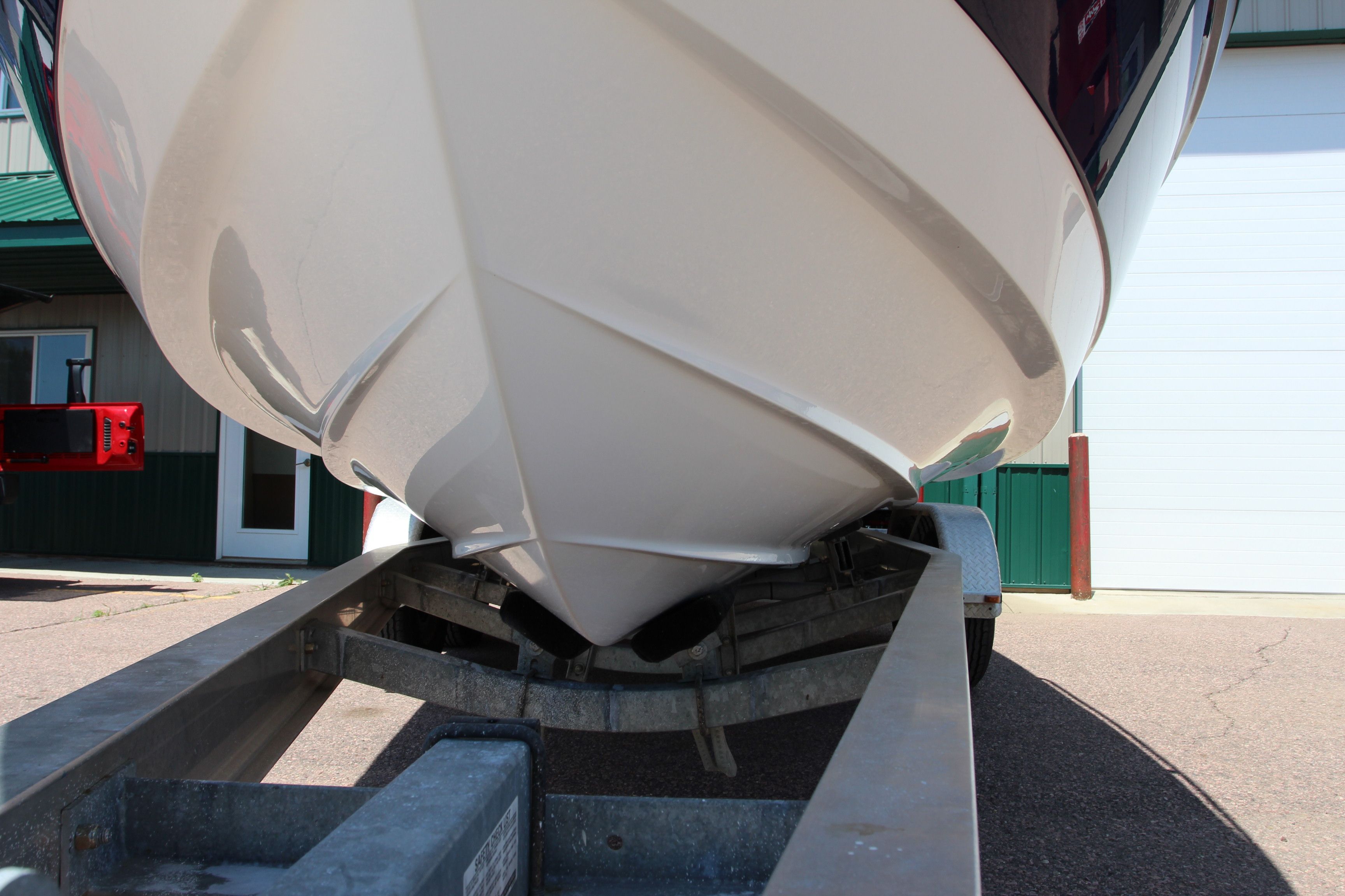 2015 Monterey 268SSC boat on a trailer.