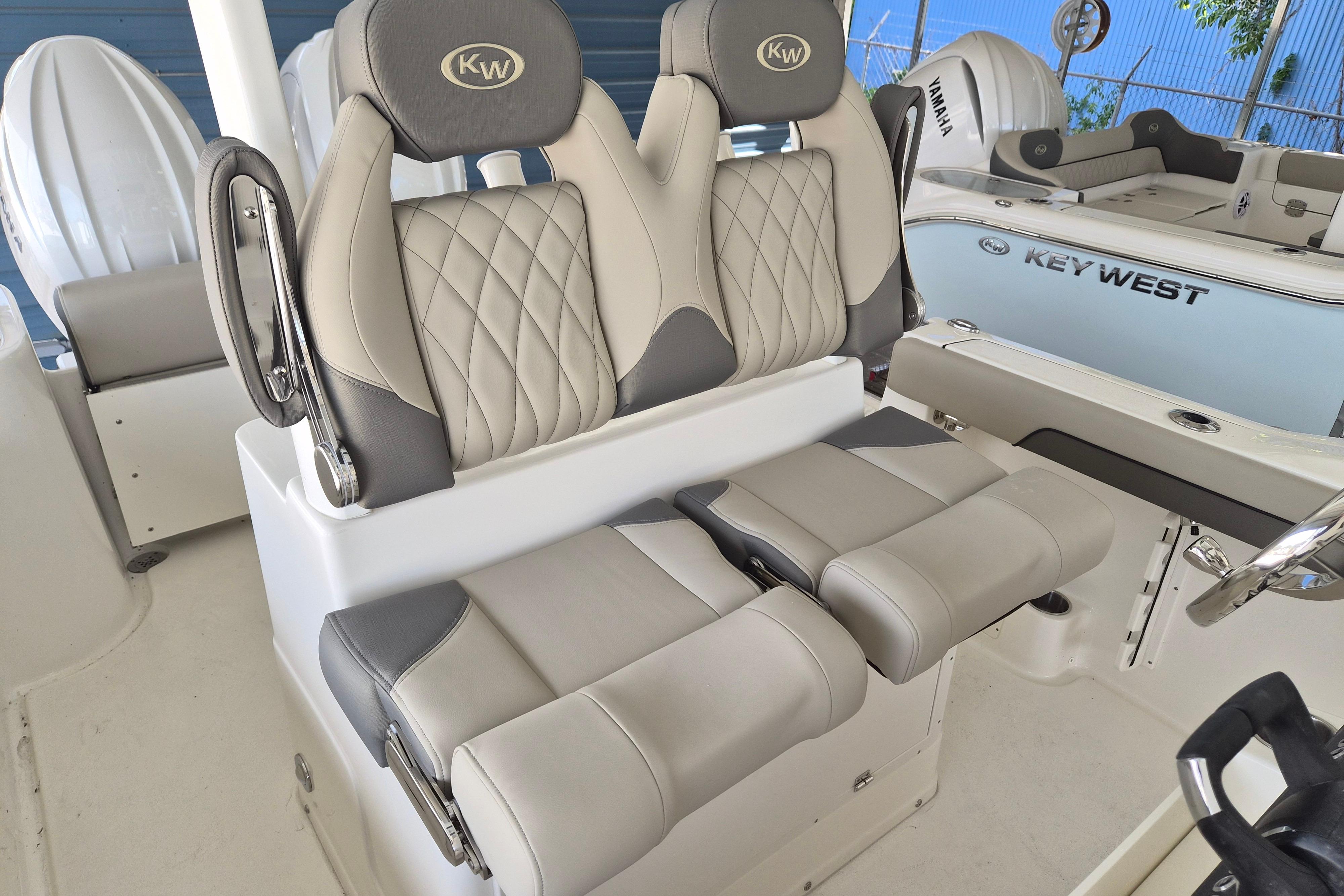 2026 Key West 260 Center Console boat with luxurious seating and modern design.