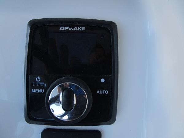 Zipwake control panel on 2025 Sea Pro 292 Offshore boat.