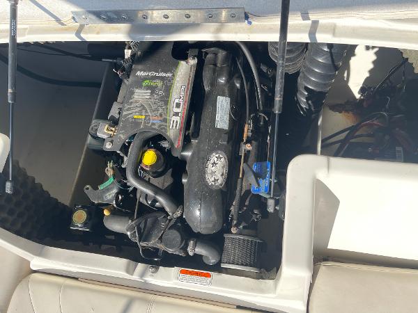 2012 Tahoe Q4 SS engine compartment with MerCruiser 3.0 MPI motor.